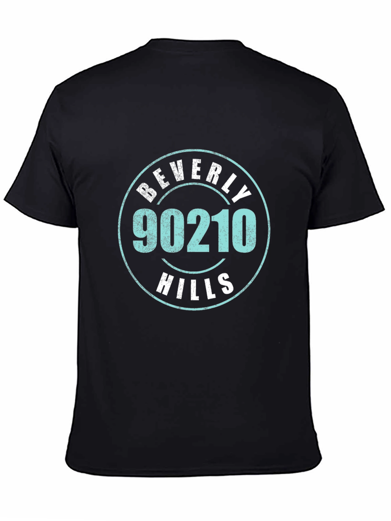 Beverly Hills 90210 Graphic T-Shirt - Classic Black Tee