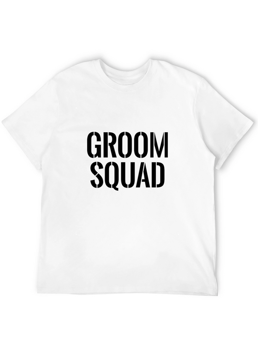 Groom Squad Black Graphic Tee - Wedding Party