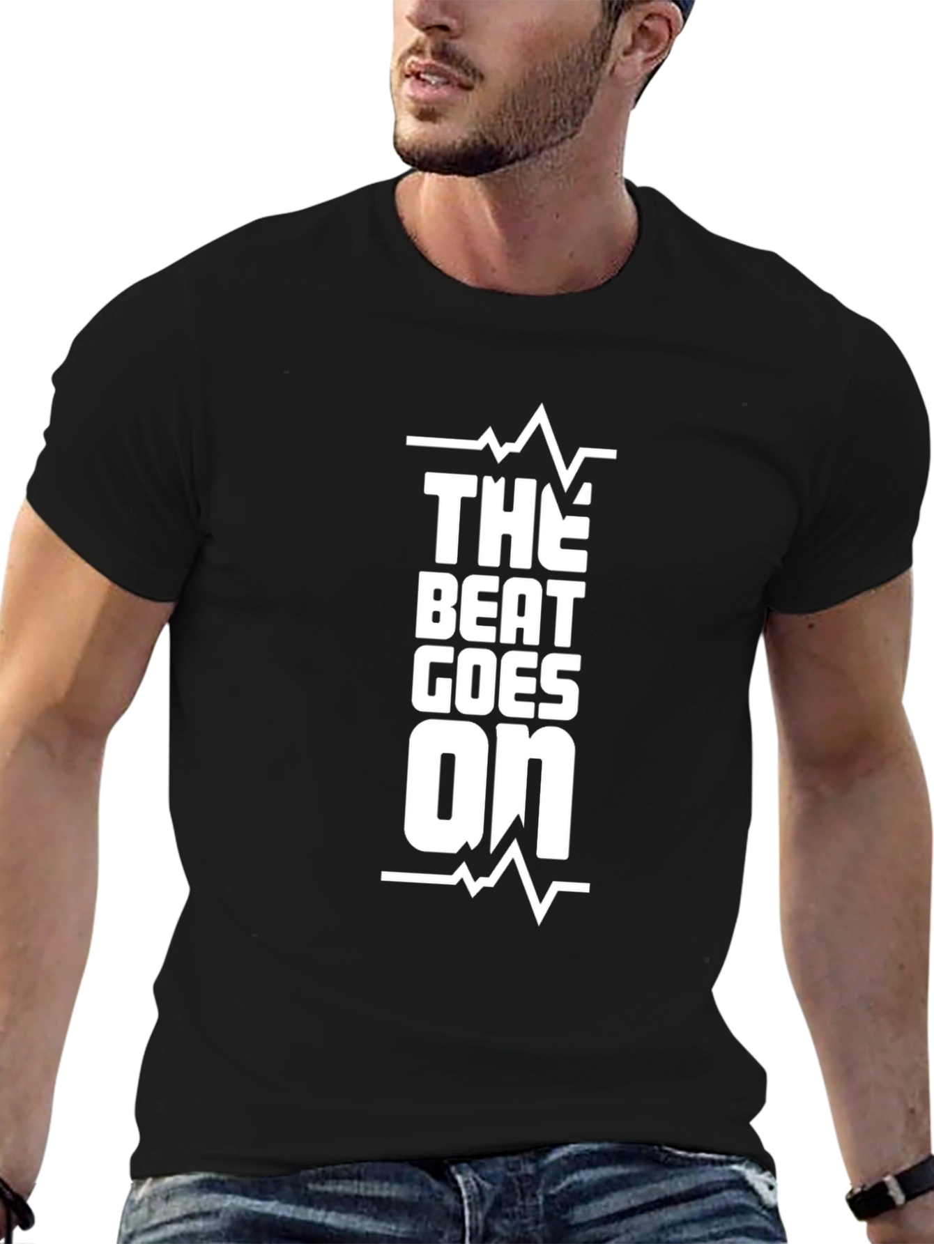 The Beat Goes On Black T-Shirt