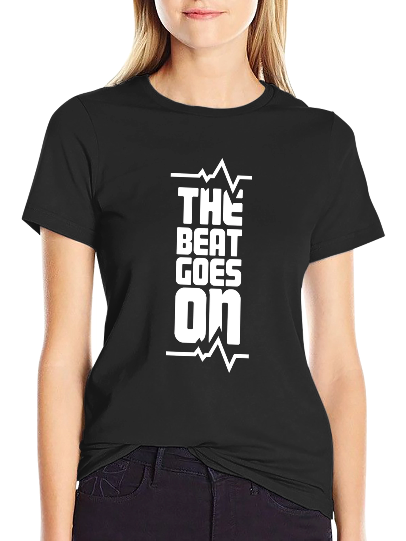 The Beat Goes On Black T-Shirt