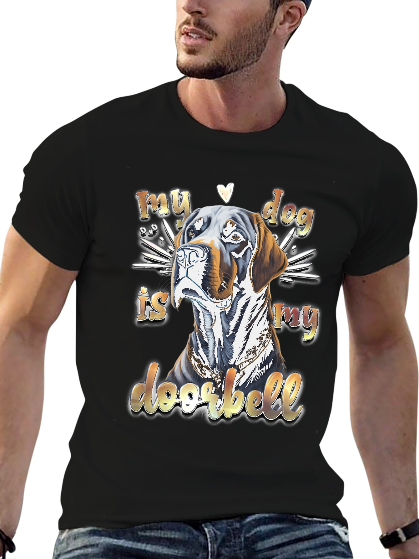 Dog Doorbells T-Shirt Pet Lover Gift