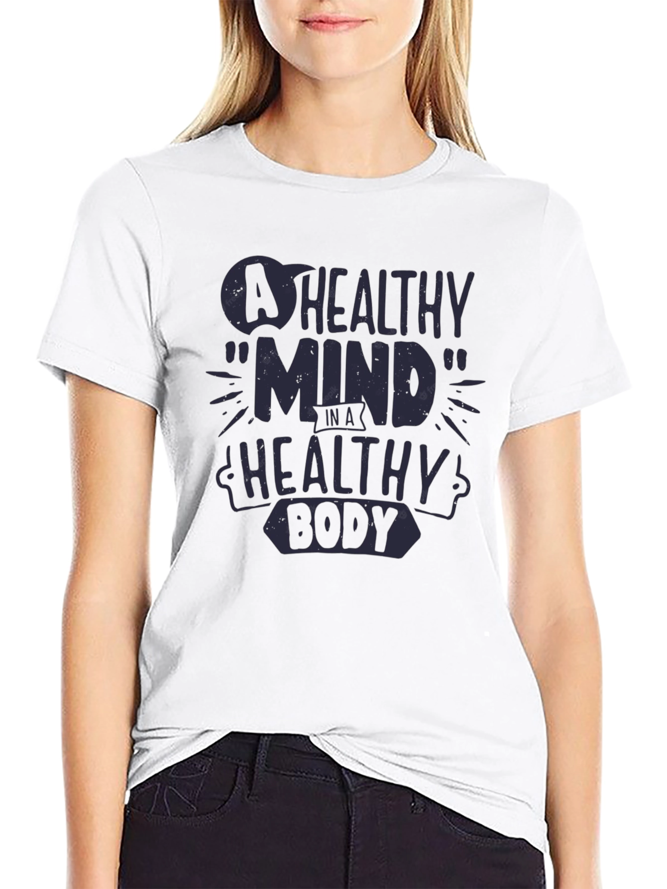 Healthy Mind Healthy Body Graphic Tee