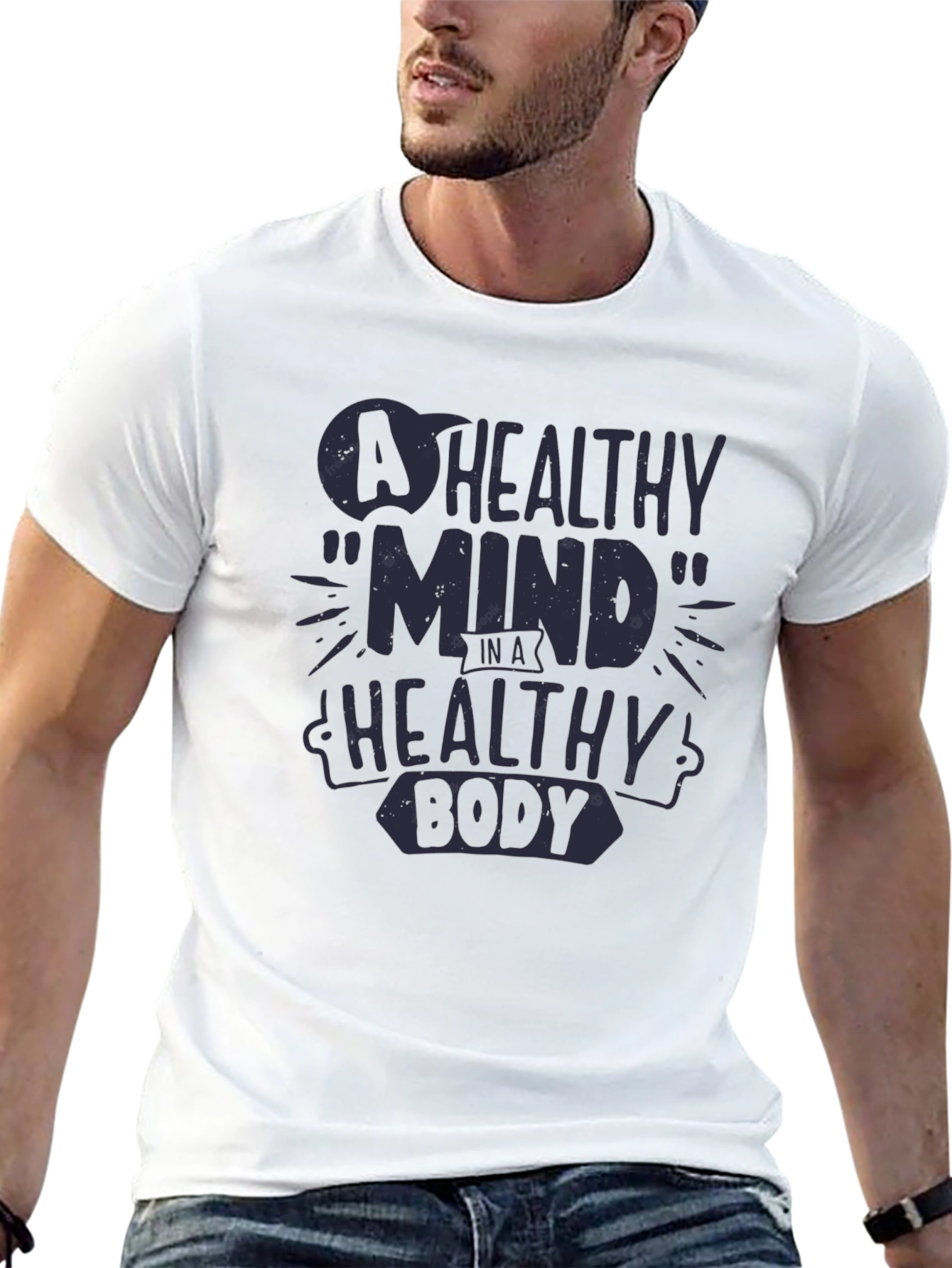 Healthy Mind Healthy Body Graphic Tee