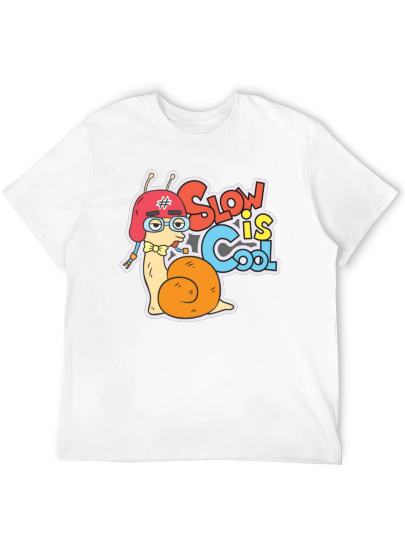 Funny Snail Slow is Cool Graphic T-Shirt
