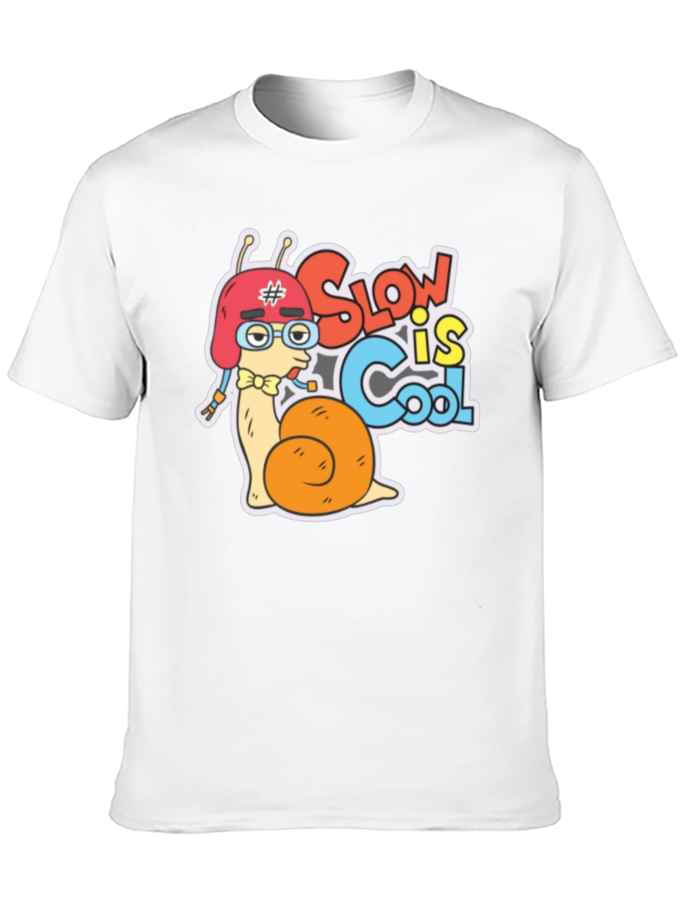 Funny Snail Slow is Cool Graphic T-Shirt