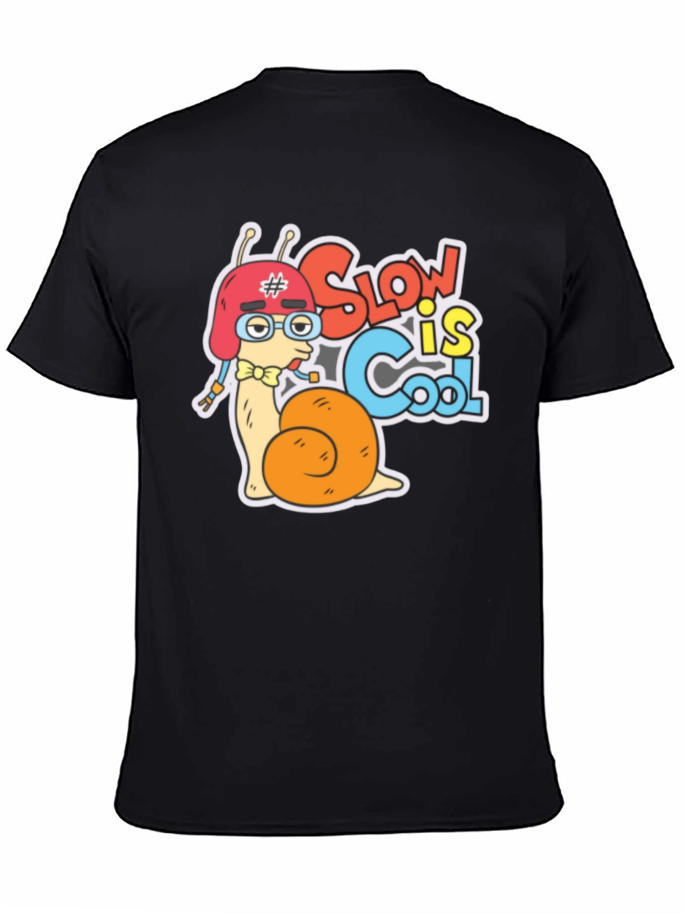 Funny Snail Slow is Cool Graphic T-Shirt