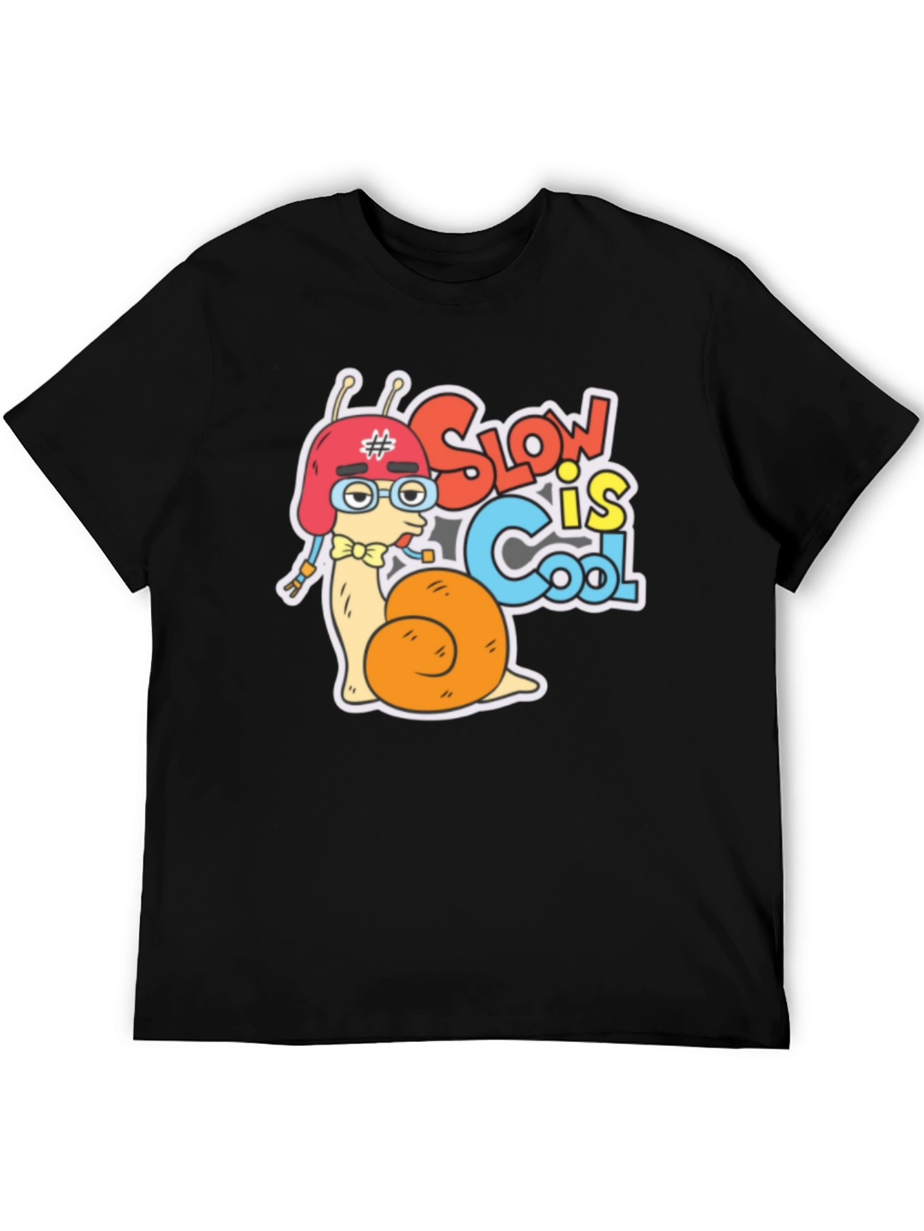 Funny Snail Slow is Cool Graphic T-Shirt