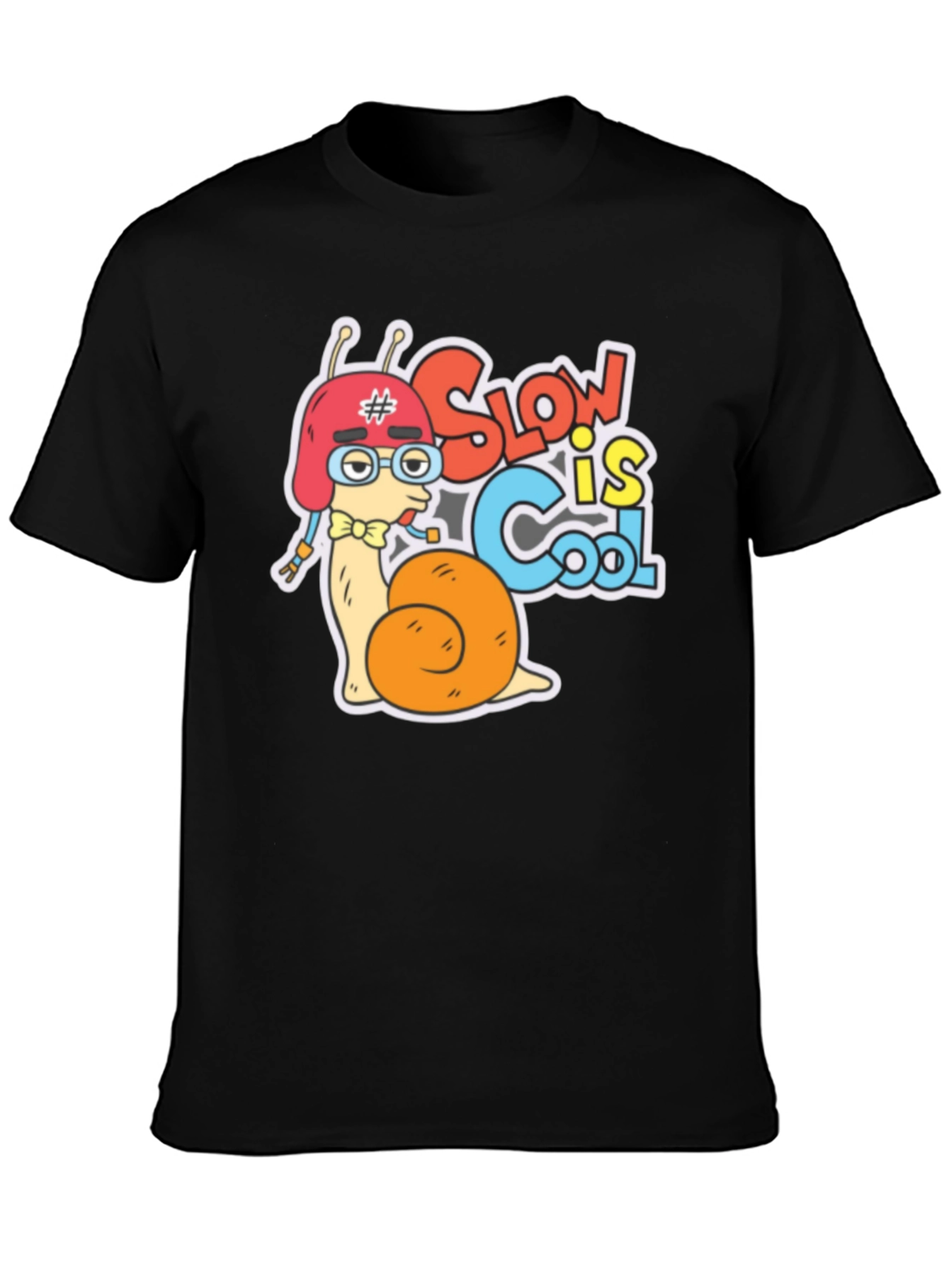 Funny Snail Slow is Cool Graphic T-Shirt