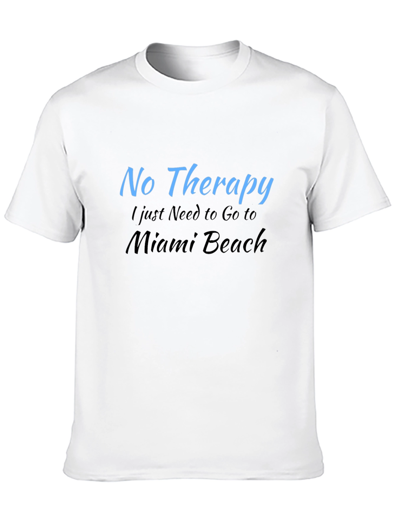 Miami Beach Therapy T-Shirt | Soft Cotton Tee