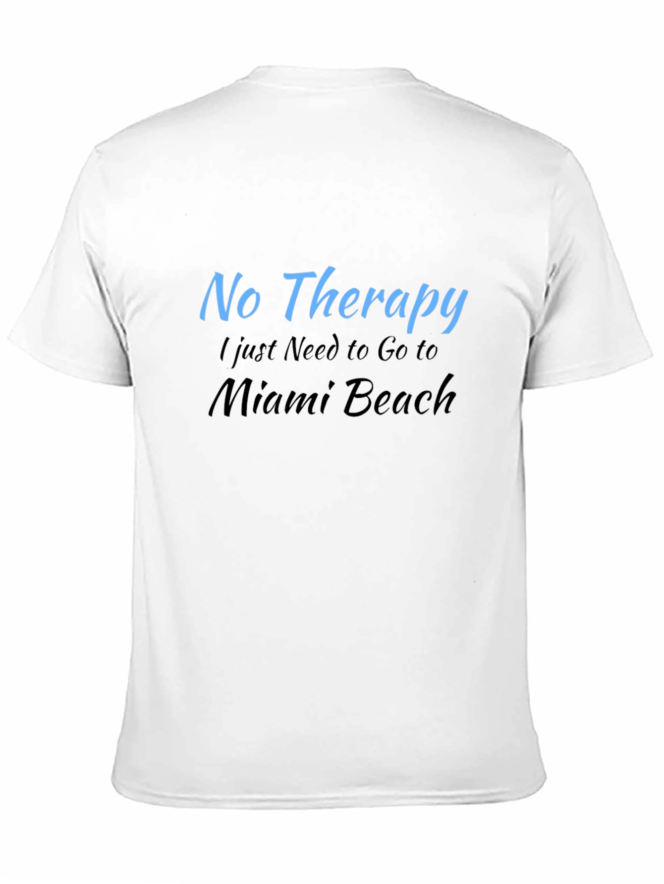 Miami Beach Therapy T-Shirt | Soft Cotton Tee