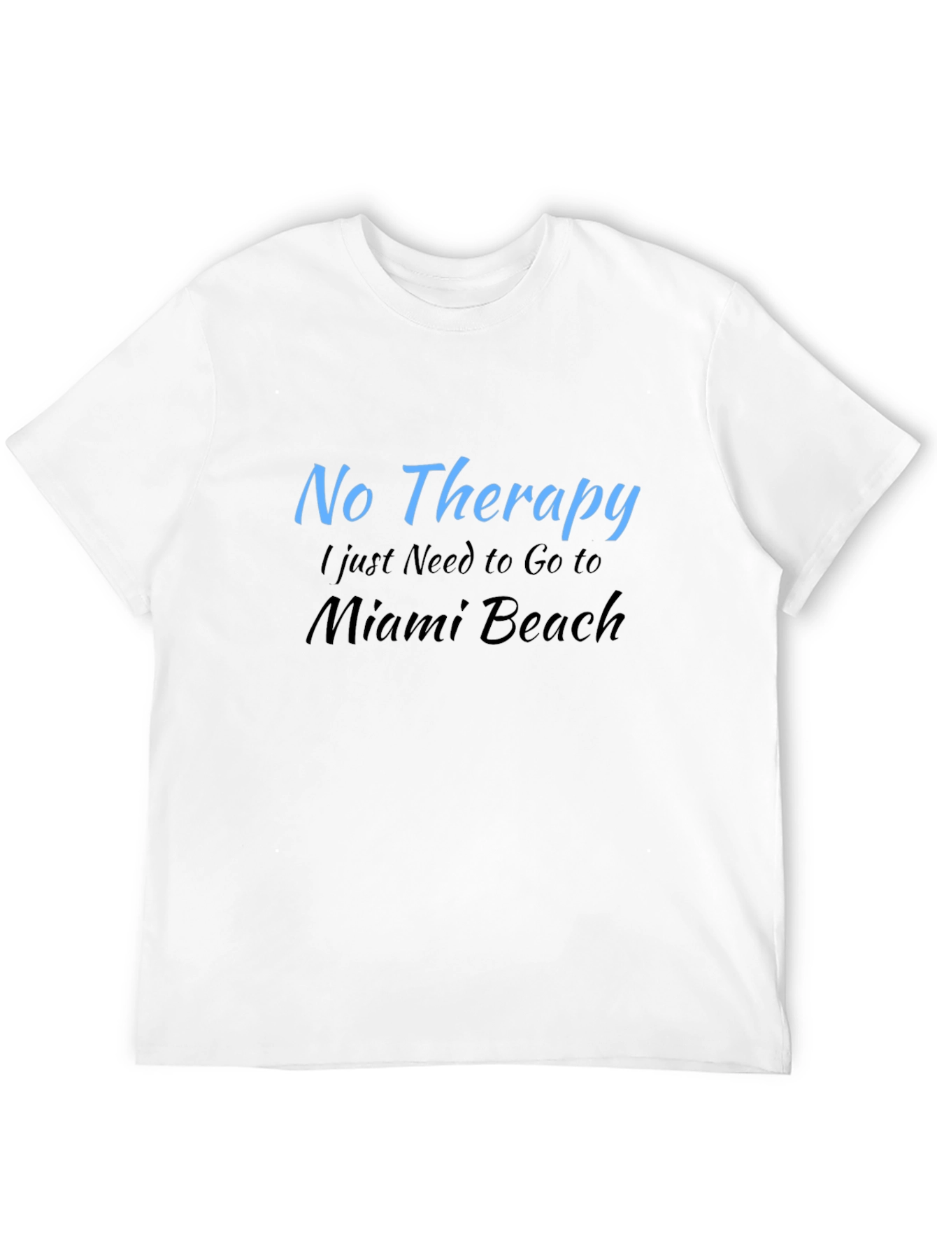 Miami Beach Therapy T-Shirt | Soft Cotton Tee
