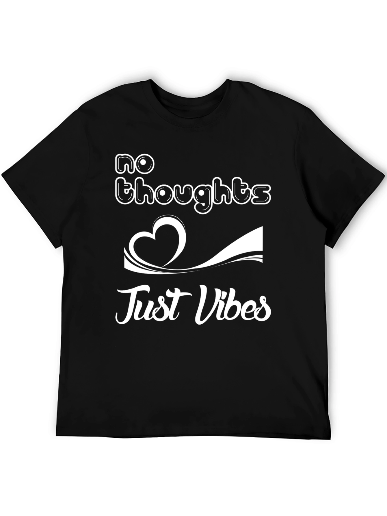 No Thoughts Just Vibes Graphic Tee - Unisex