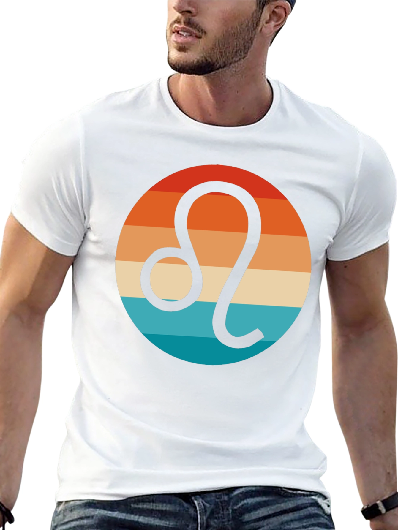 Retro Leo Zodiac T-Shirt - Stylish Astrology Tee