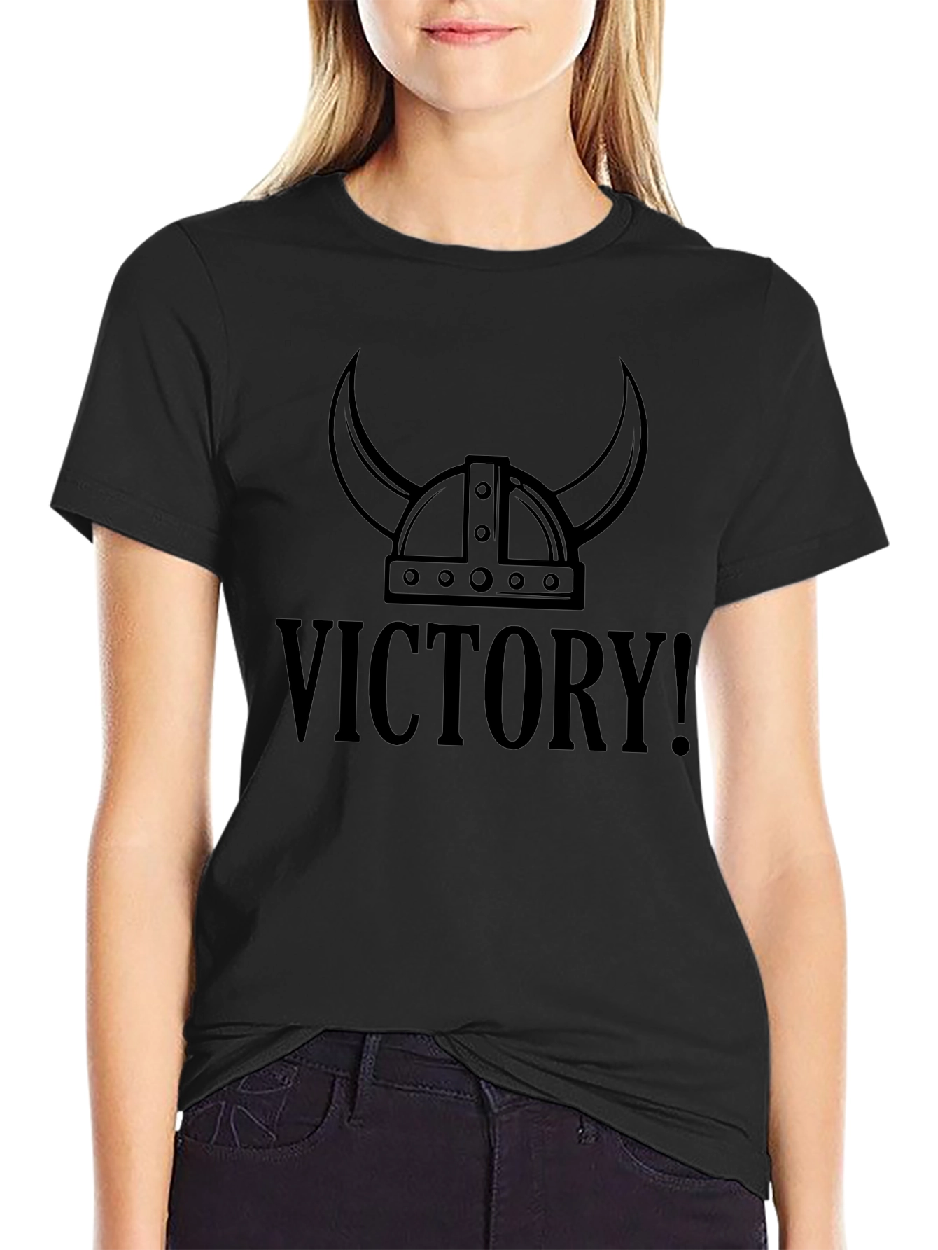 Victory Viking Helmet T-Shirt