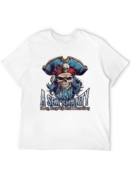 A Sea Shanty T-Shirt Pirate Skull Tee
