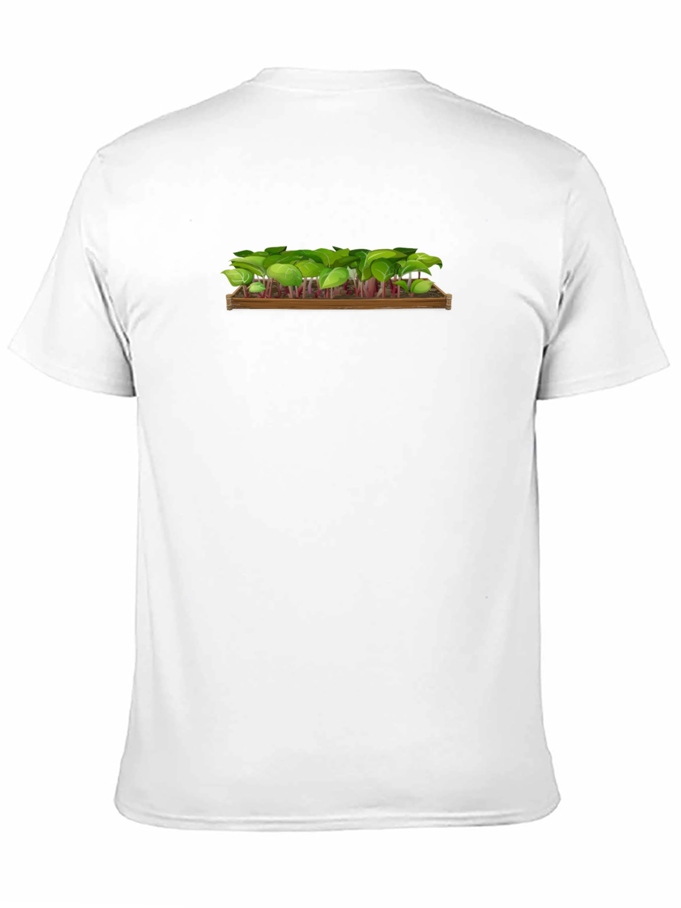 Radish Sprout Black T-Shirt - Fresh Produce Style
