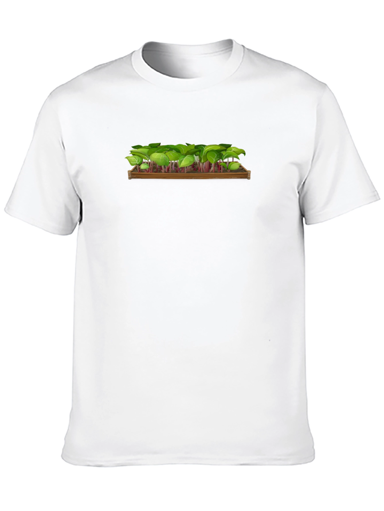 Radish Sprout Black T-Shirt - Fresh Produce Style