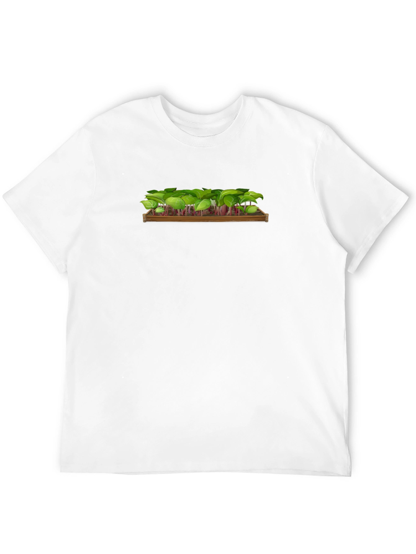 Radish Sprout Black T-Shirt - Fresh Produce Style