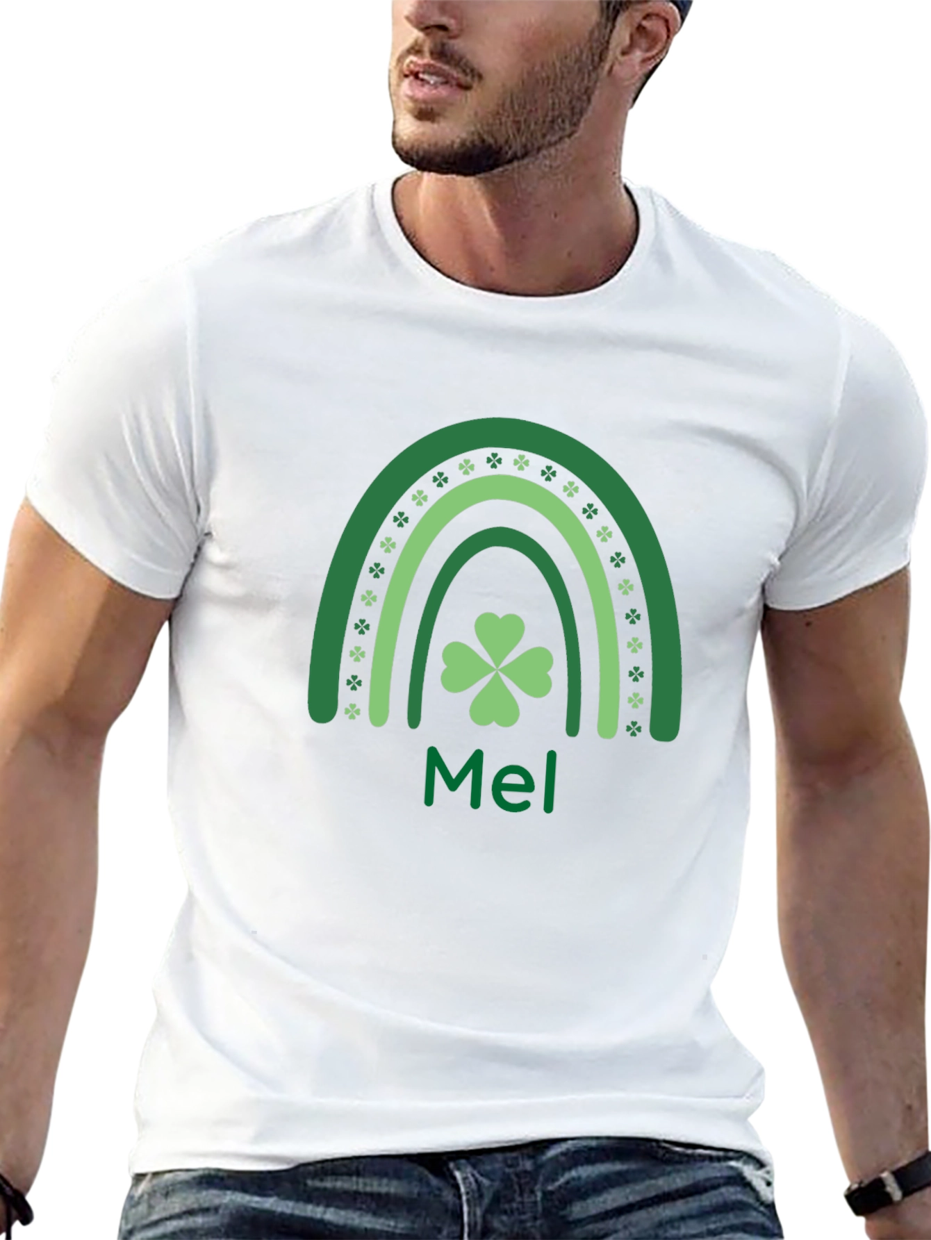 St. Patricks Day Mel Rainbow T-Shirt