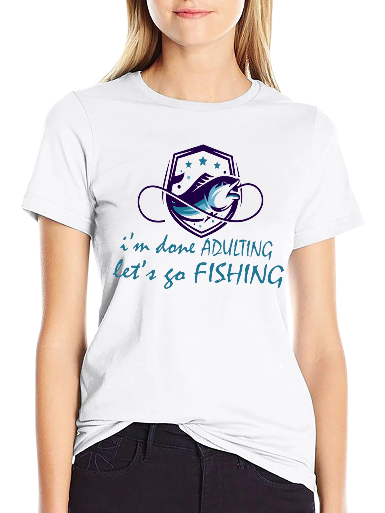 Funny Fishing T-Shirt - Im Done Adulting