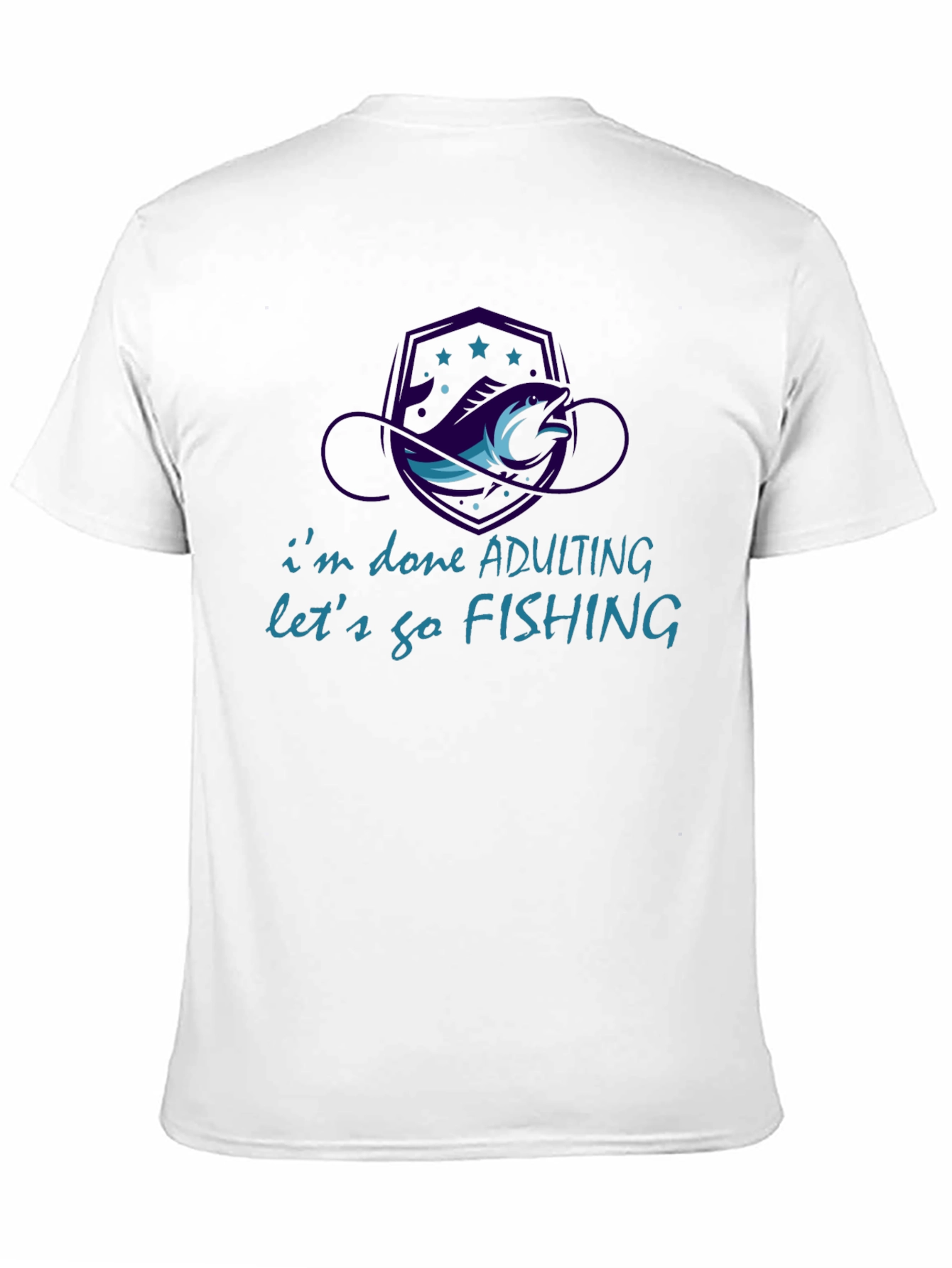 Funny Fishing T-Shirt - Im Done Adulting