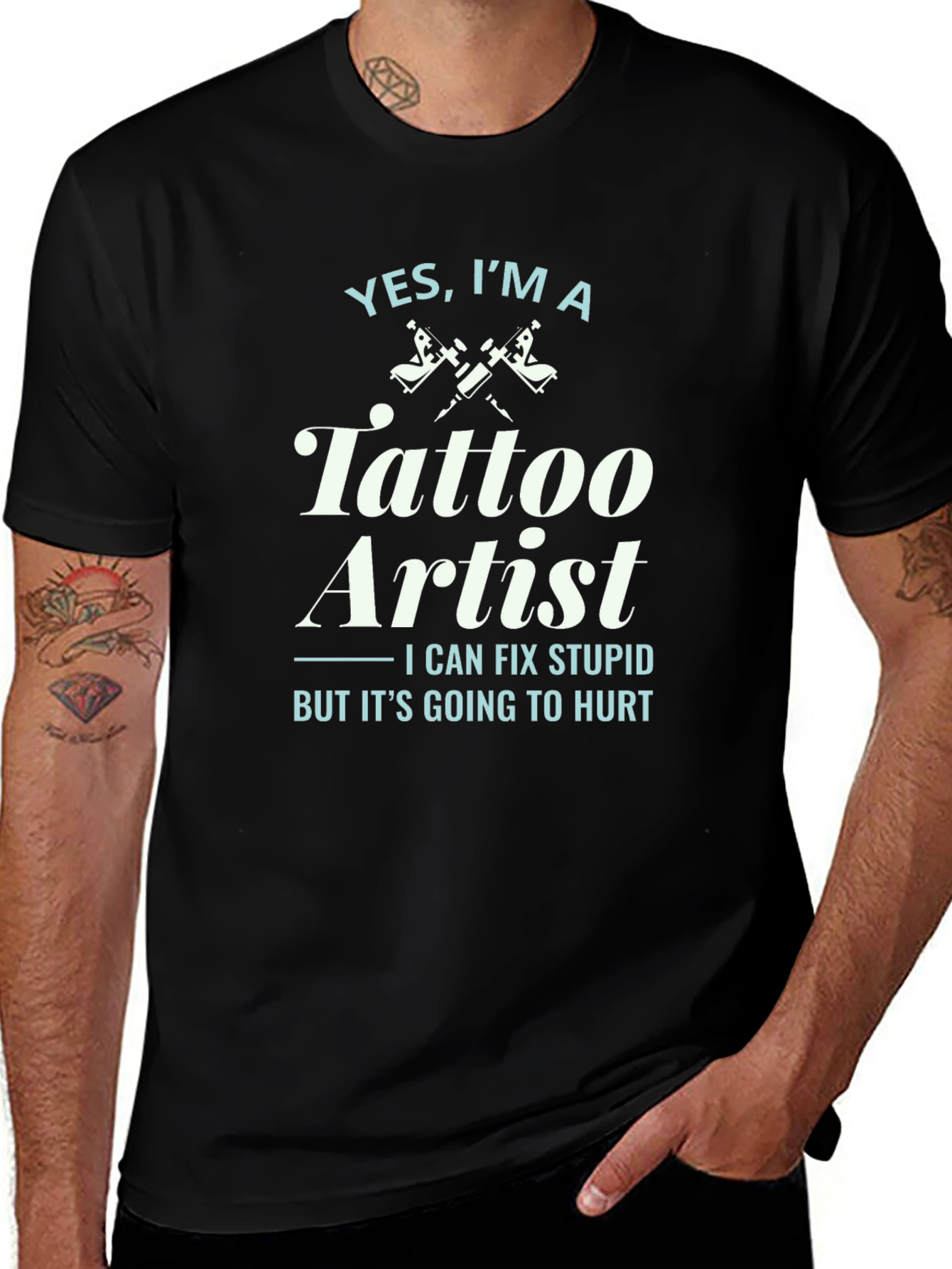 Tattoo Artist Graphic Tee - Funny Tattoo Lover Shirt