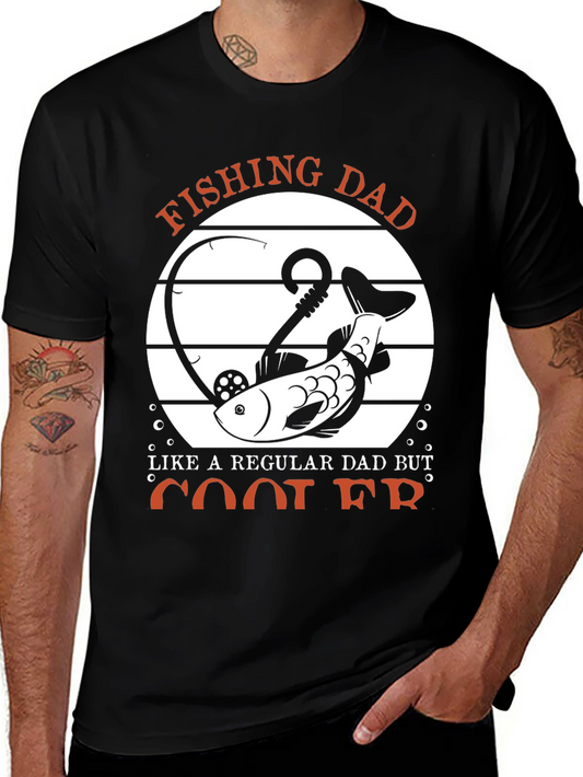 Fishing Dad T-Shirt - Cool Dad Graphic Tee