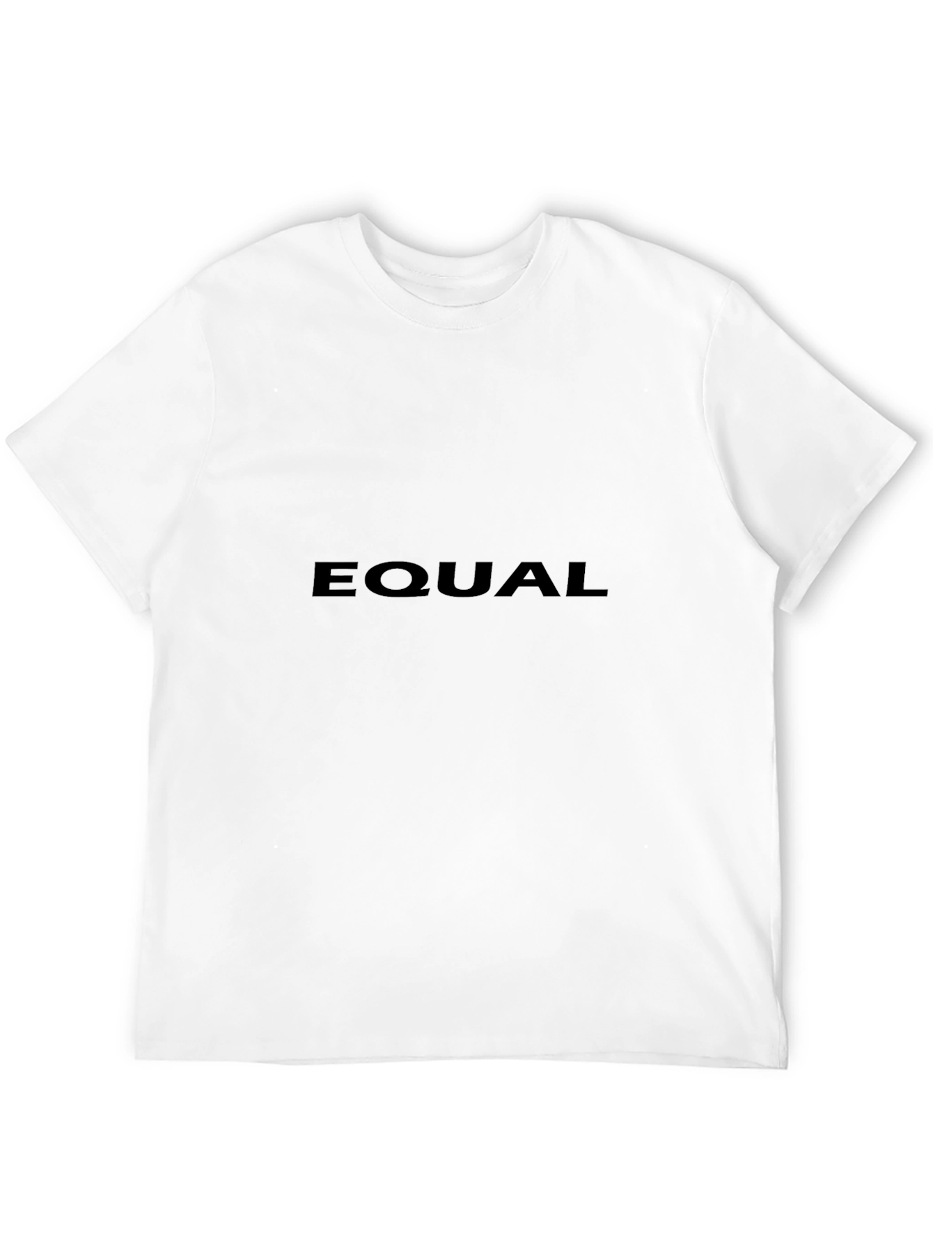 Equal Black Graphic T-Shirt