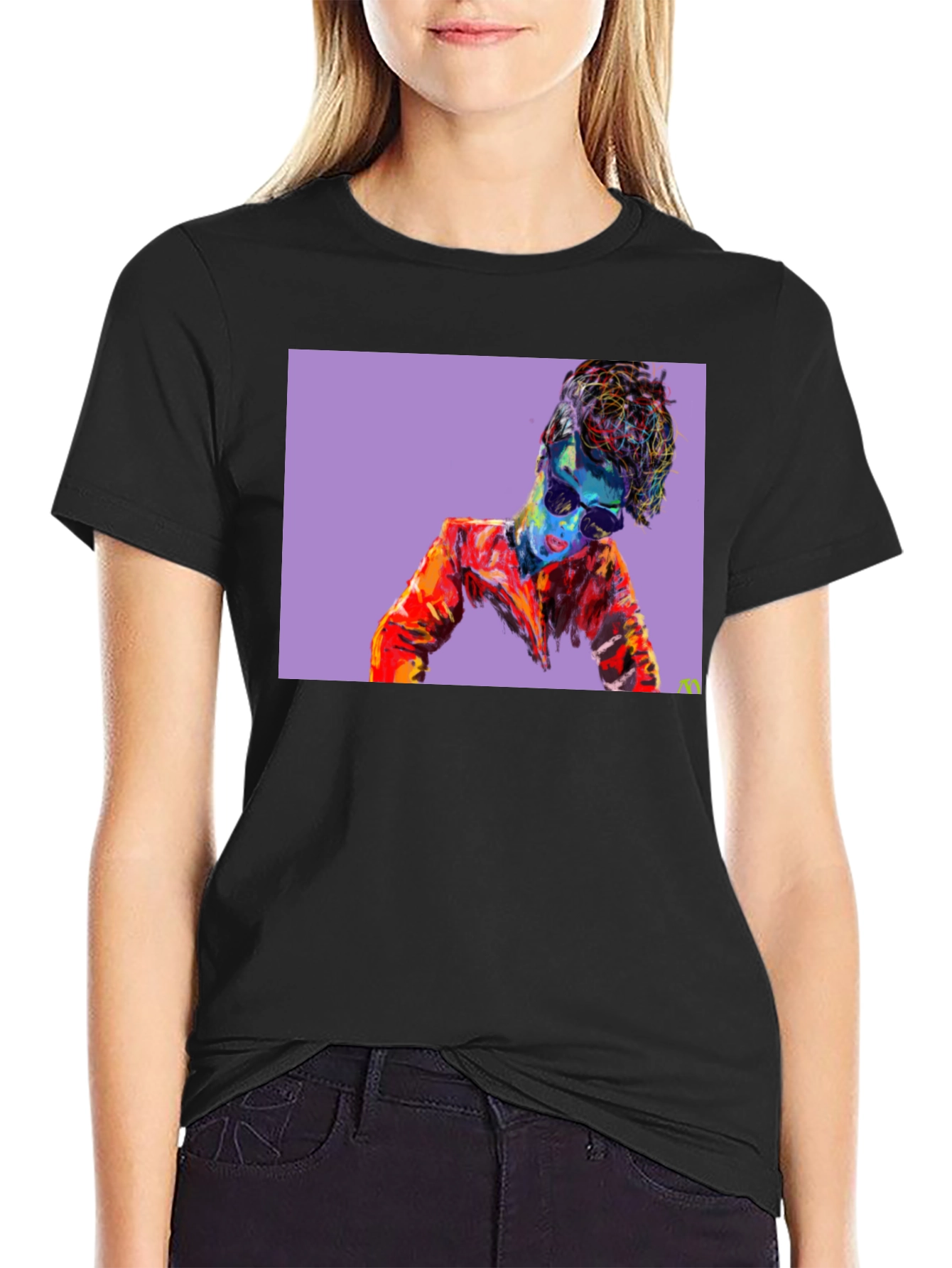 Abstract Pop Art Graphic Tee - Cool Artistic Design