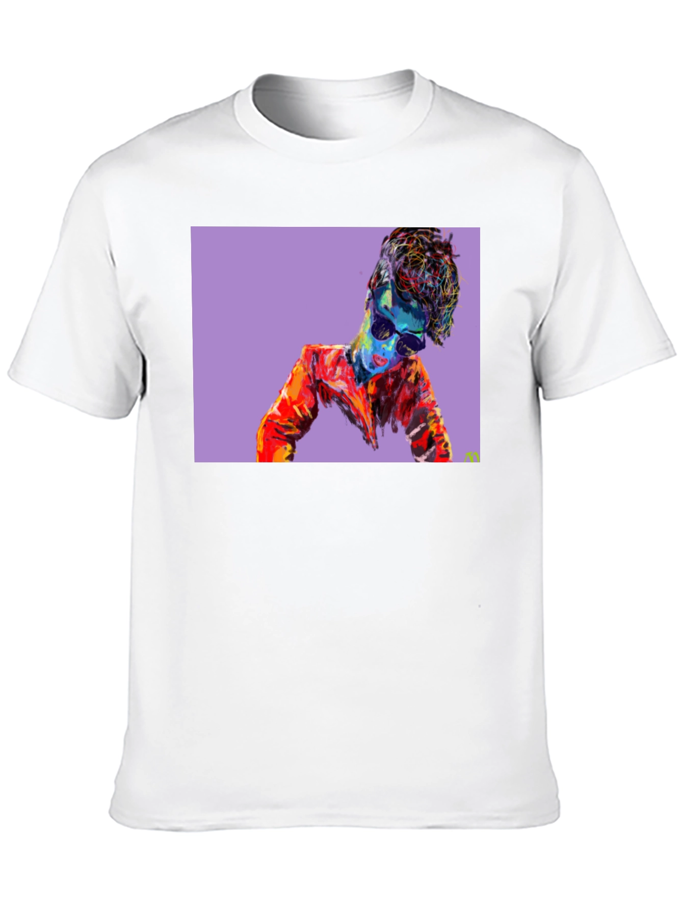 Abstract Pop Art Graphic Tee - Cool Artistic Design