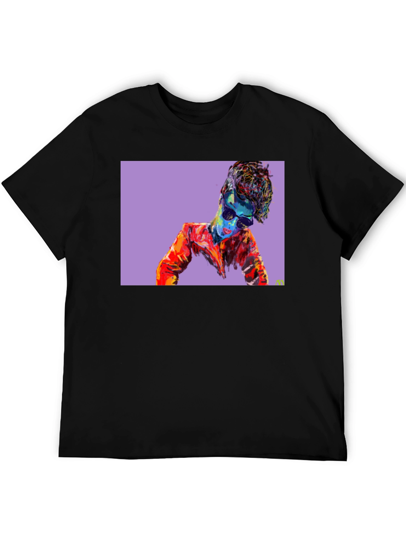 Abstract Pop Art Graphic Tee - Cool Artistic Design