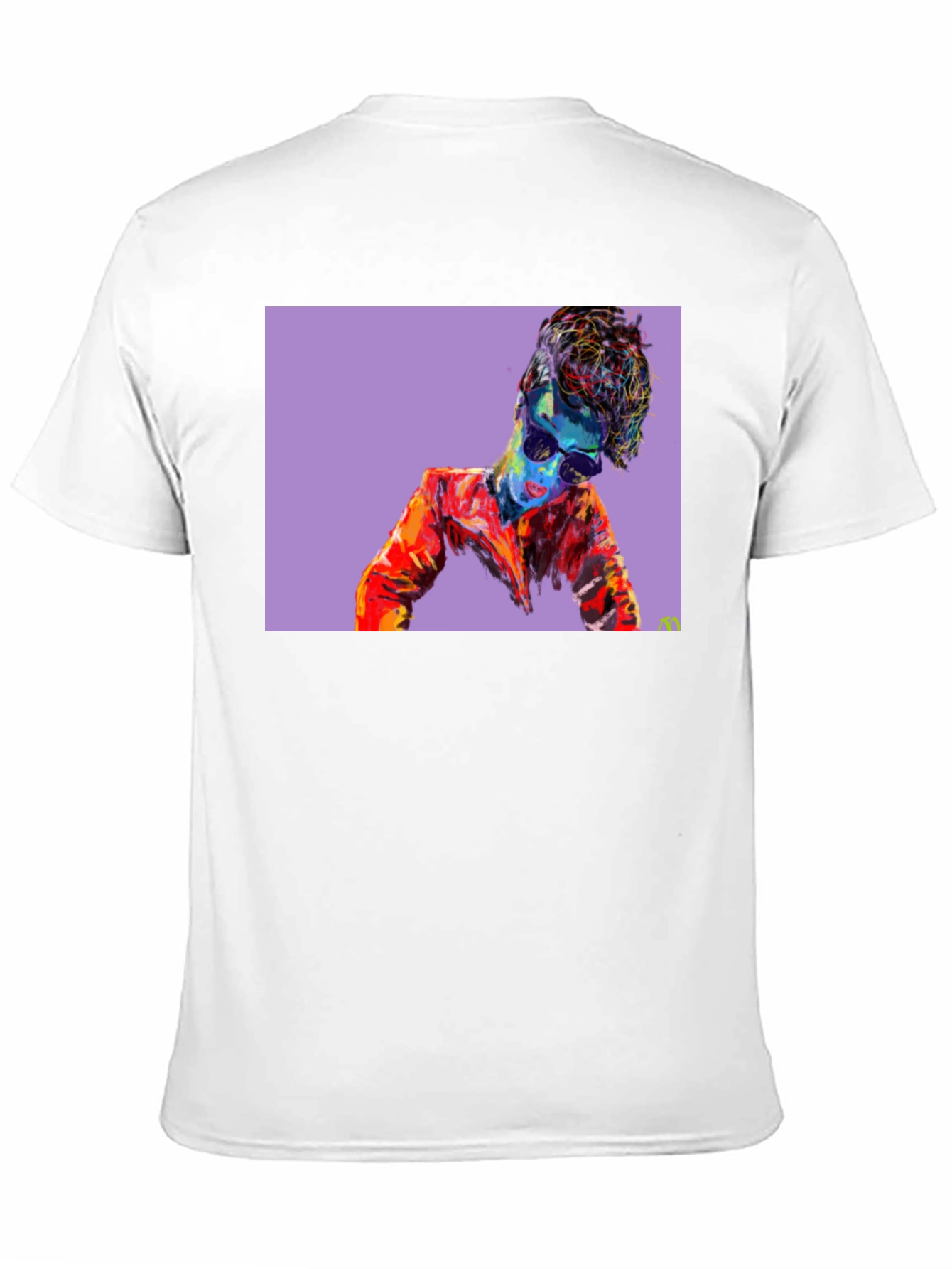 Abstract Pop Art Graphic Tee - Cool Artistic Design
