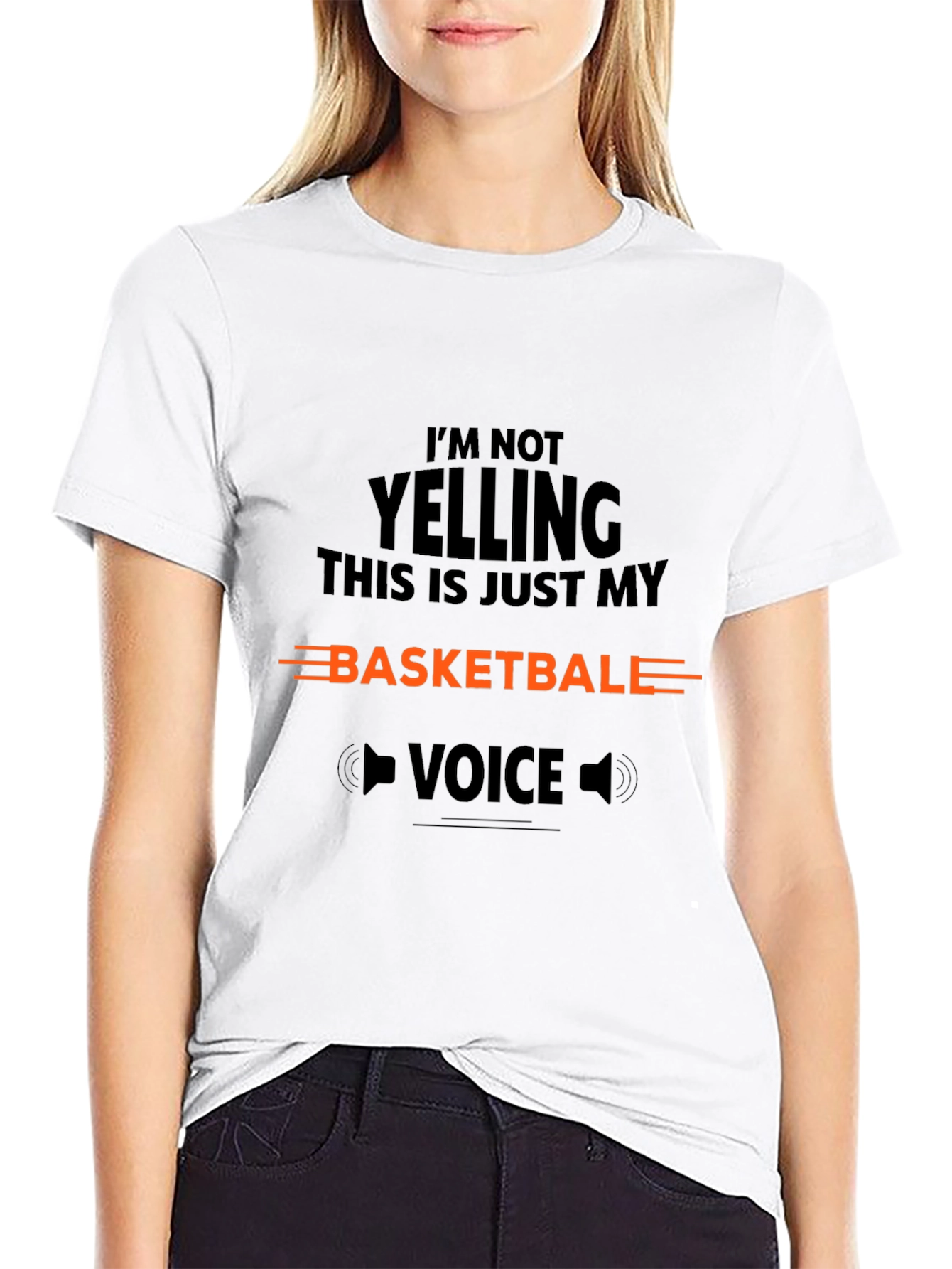Basketball Voice T-Shirt - Funny Sports Tee