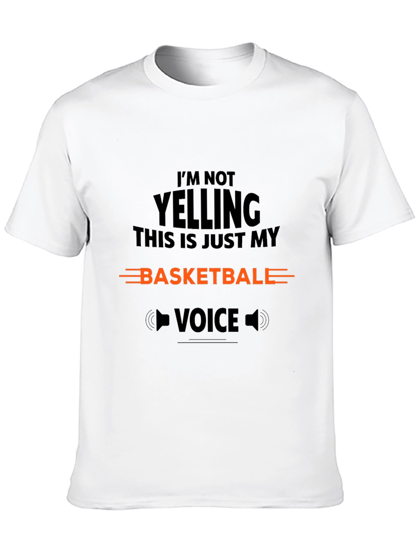 Basketball Voice T-Shirt - Funny Sports Tee