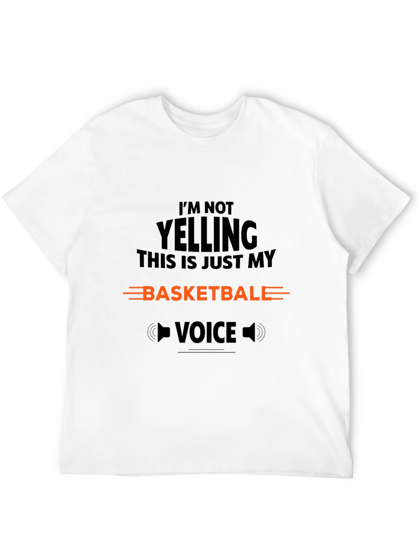 Basketball Voice T-Shirt - Funny Sports Tee
