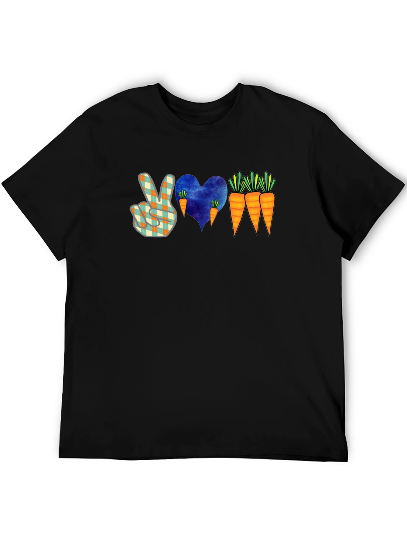 Peace Love Carrots Graphic T-Shirt