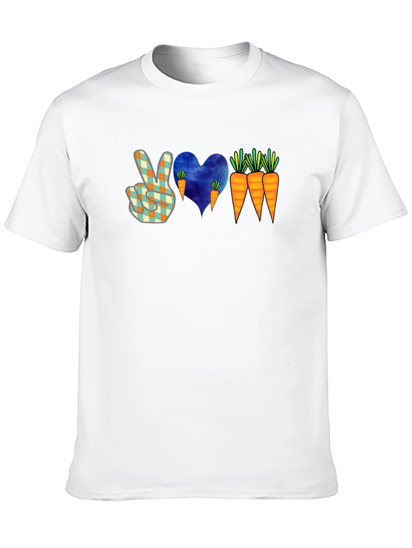 Peace Love Carrots Graphic T-Shirt