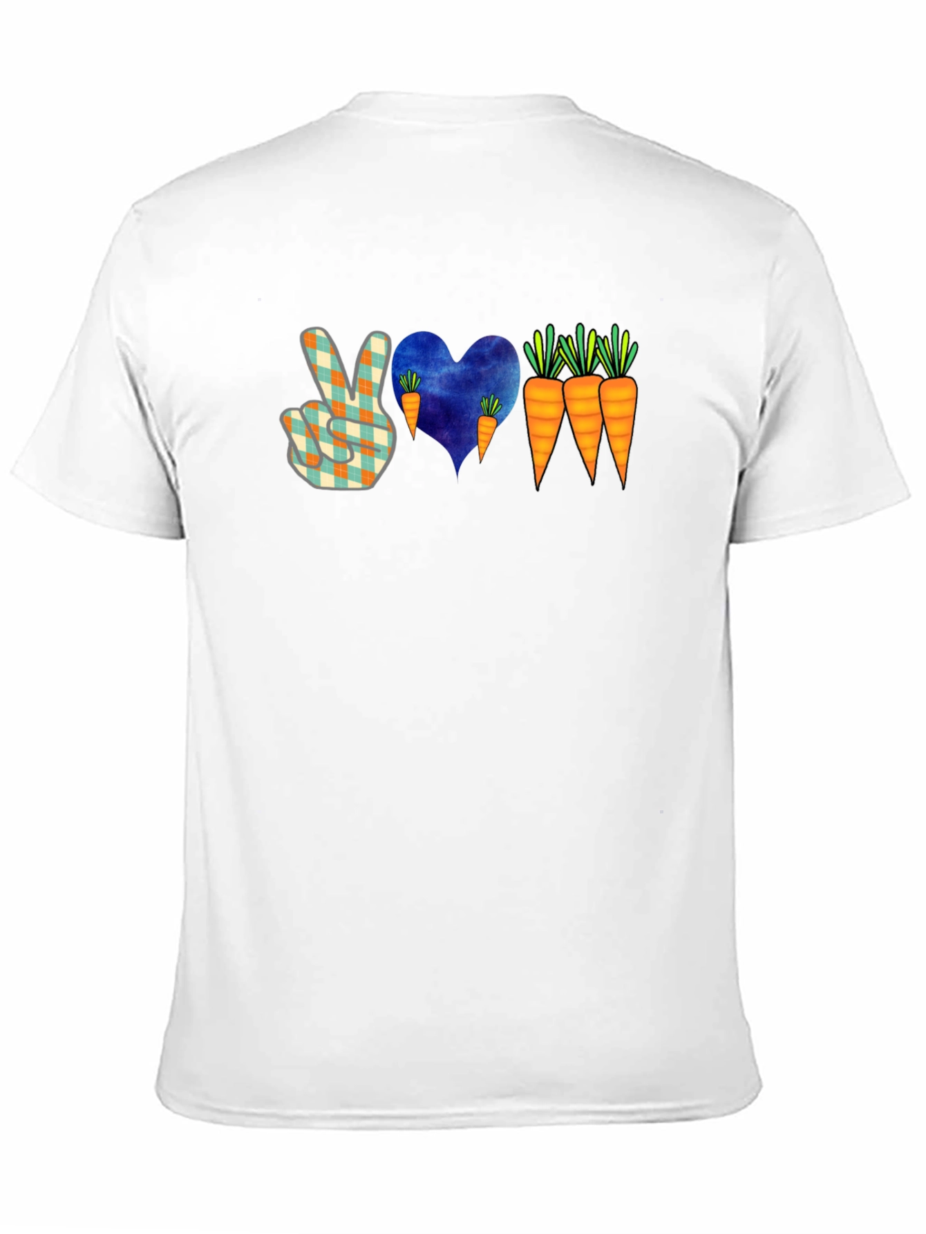 Peace Love Carrots Graphic T-Shirt