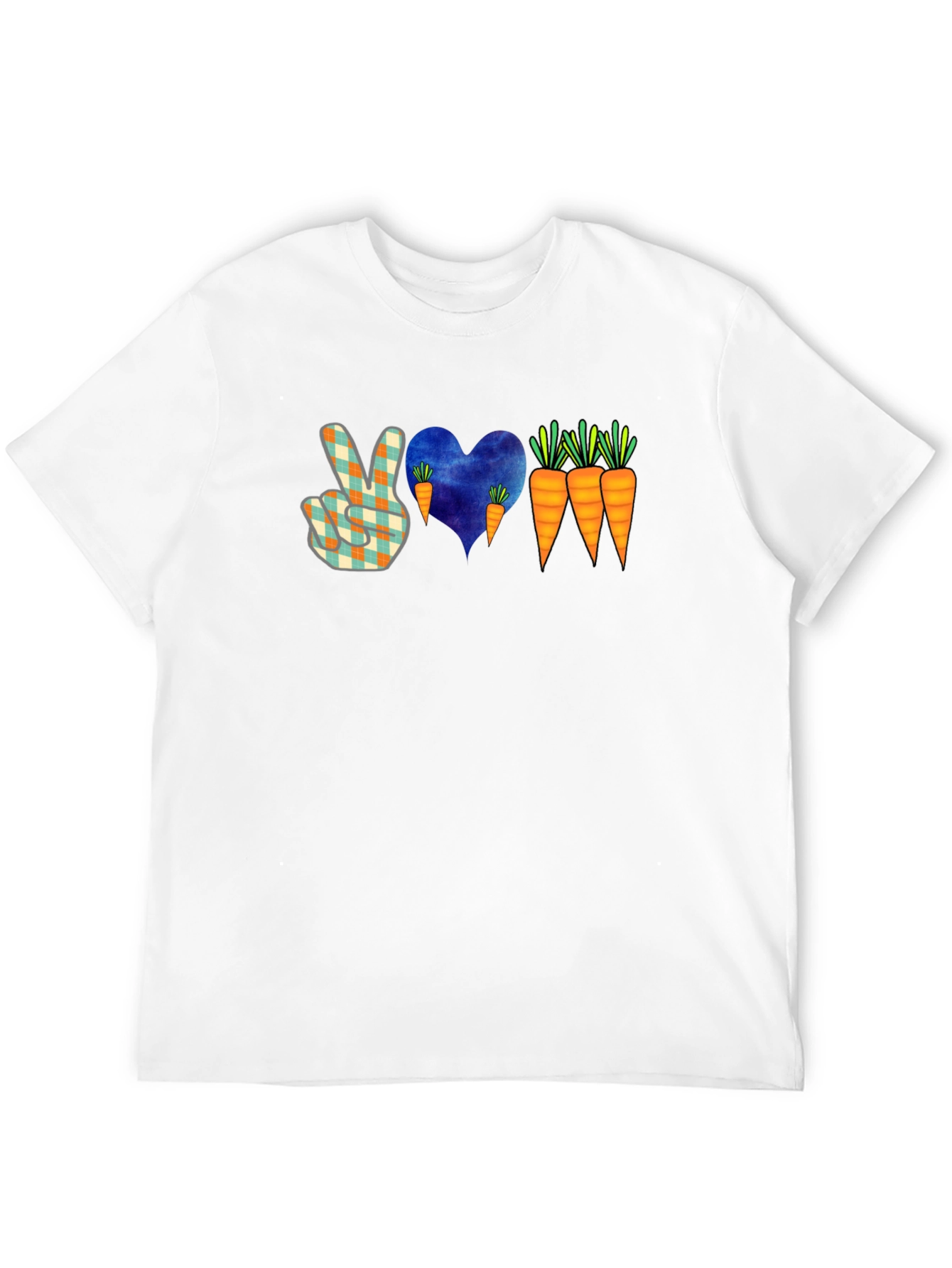 Peace Love Carrots Graphic T-Shirt