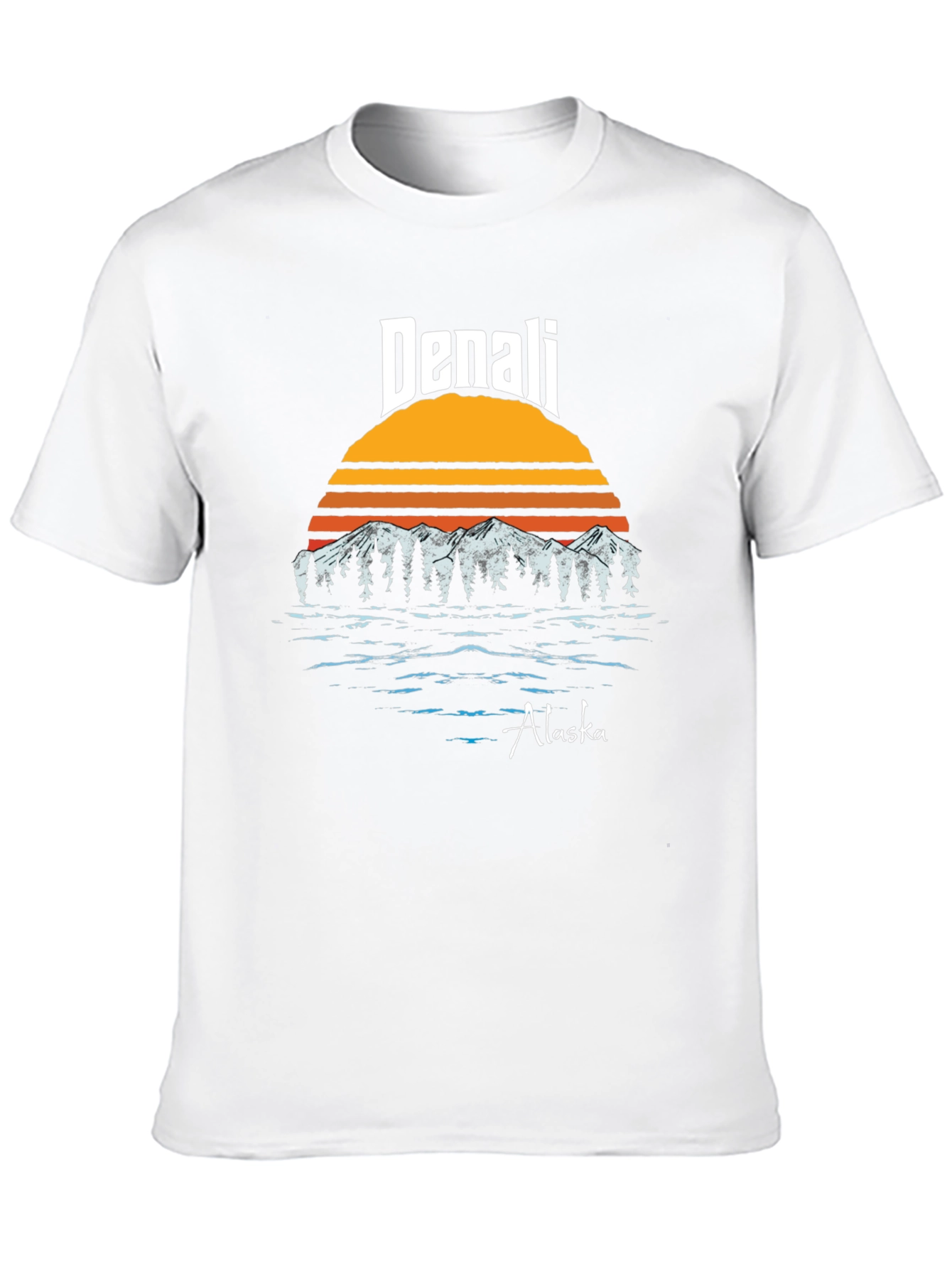 Denali Alaska Retro Graphic T-Shirt