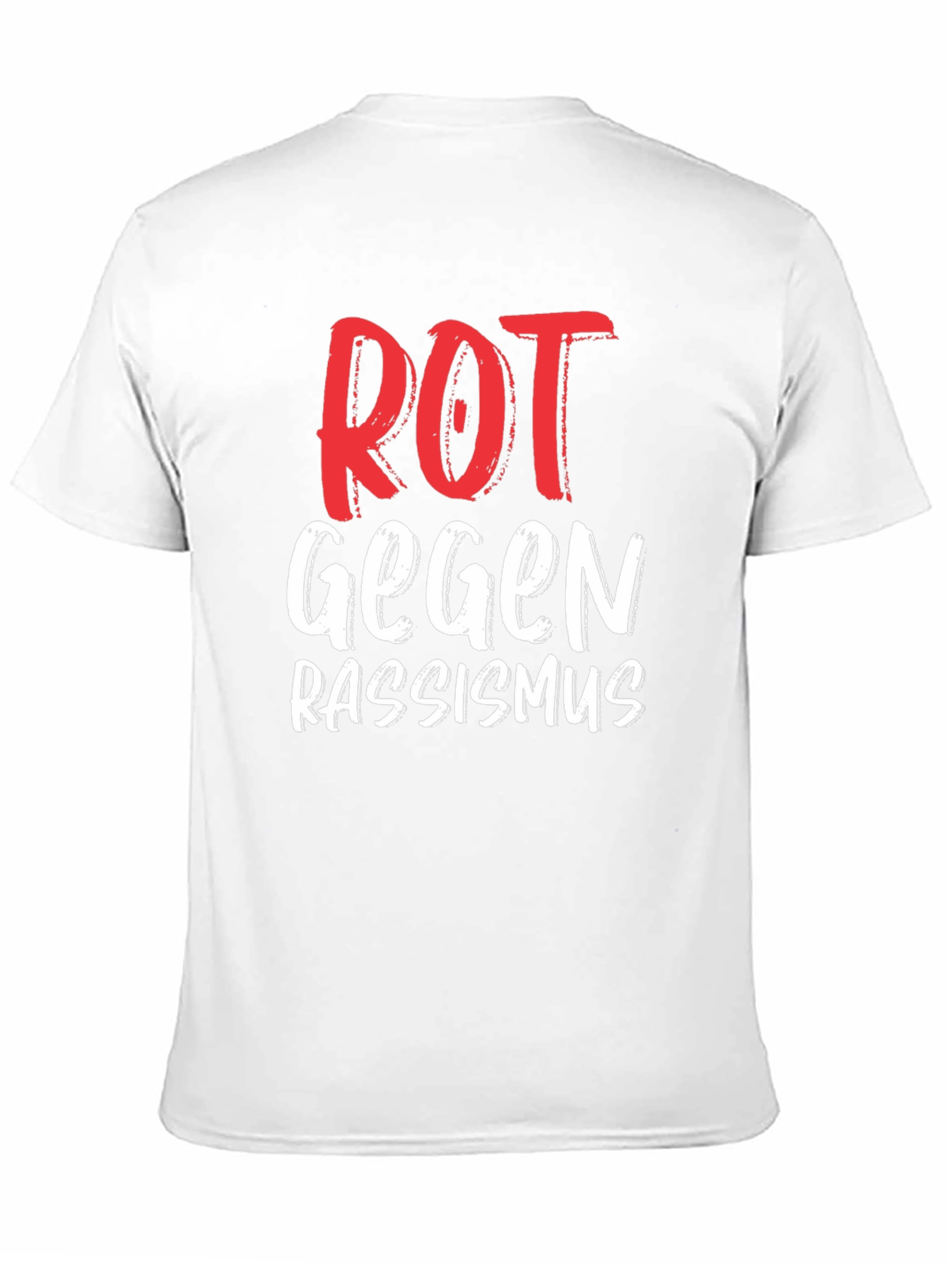 Rot Gegen Rassismus T-Shirt - Anti Racism Tee