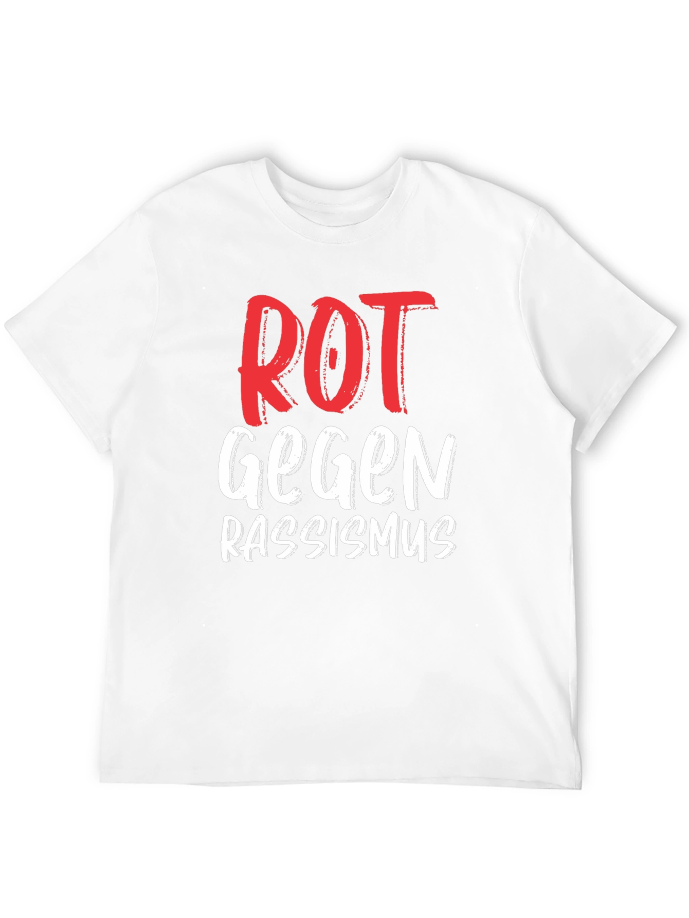 Rot Gegen Rassismus T-Shirt - Anti Racism Tee