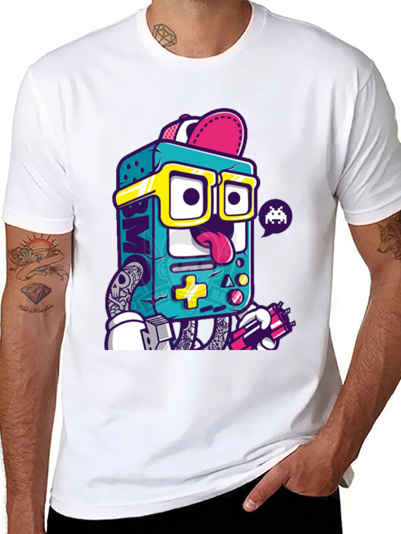 Retro Game Console T-Shirt - Fun Graphic Tee