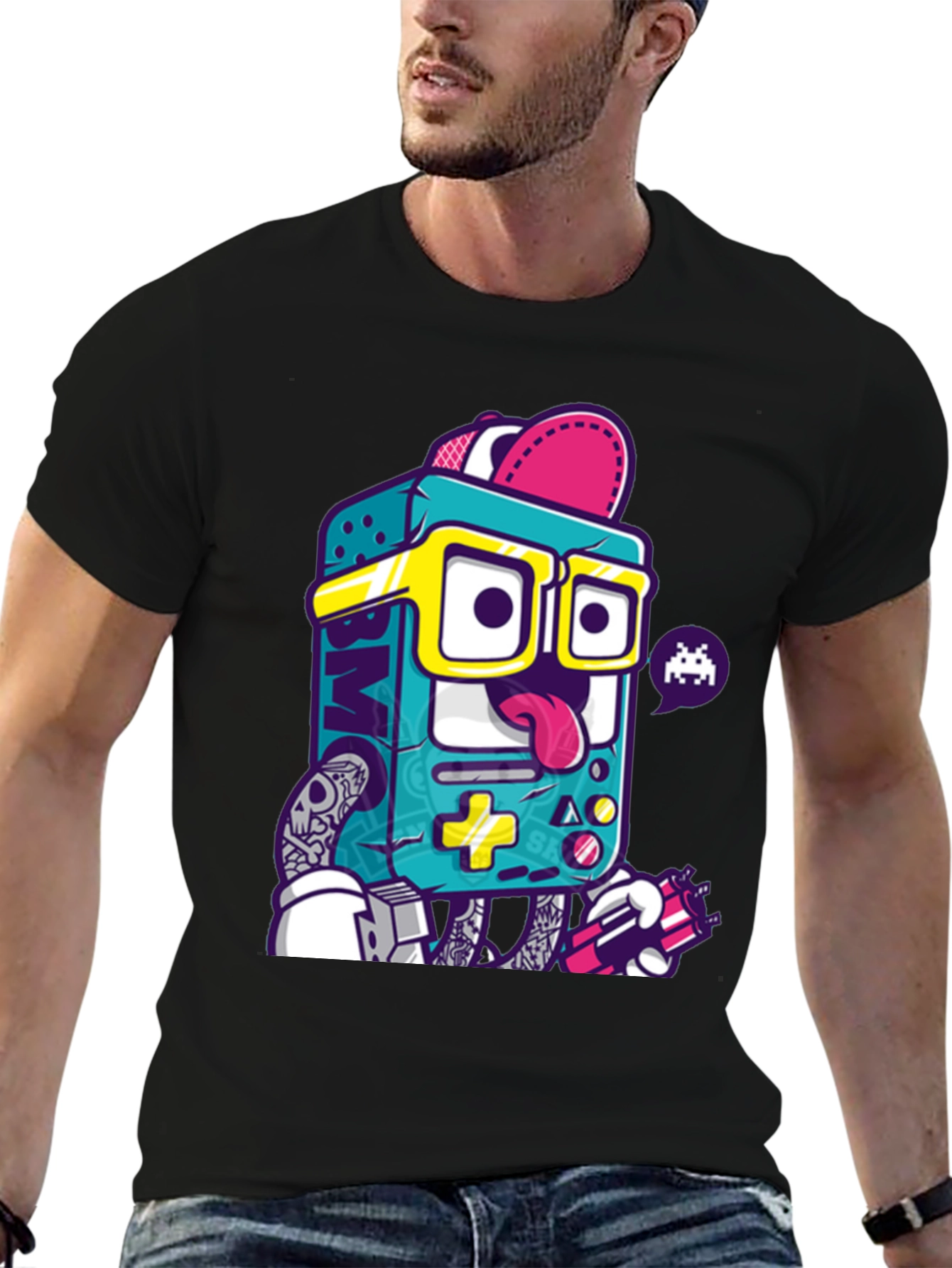 Retro Game Console T-Shirt - Fun Graphic Tee