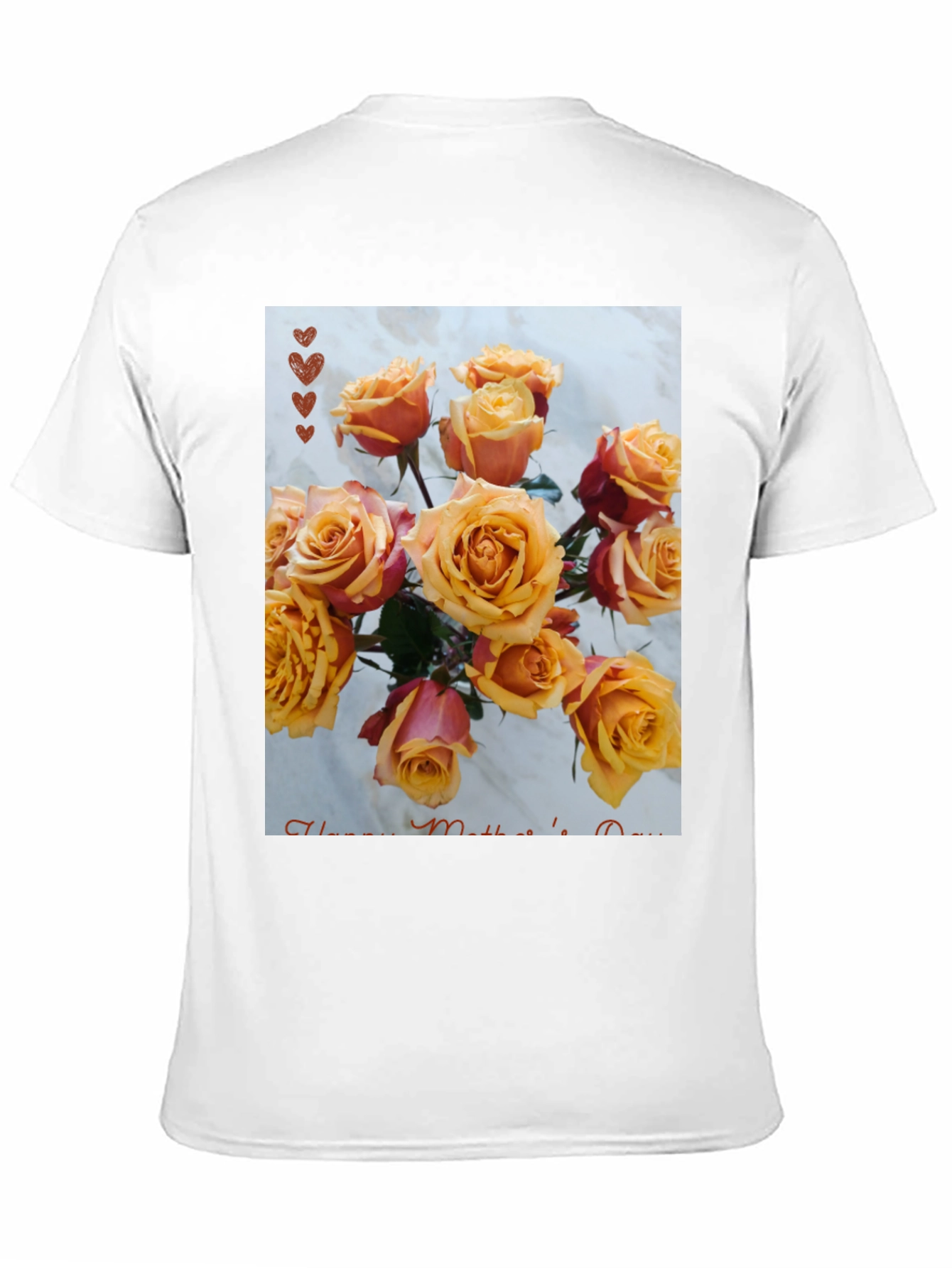 Floral Mothers Day T-Shirt - Rose Bouquet Design