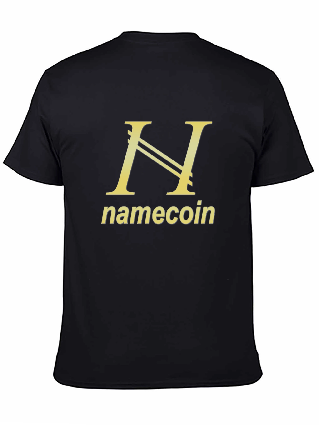 Namecoin Black T-Shirt Crypto Design