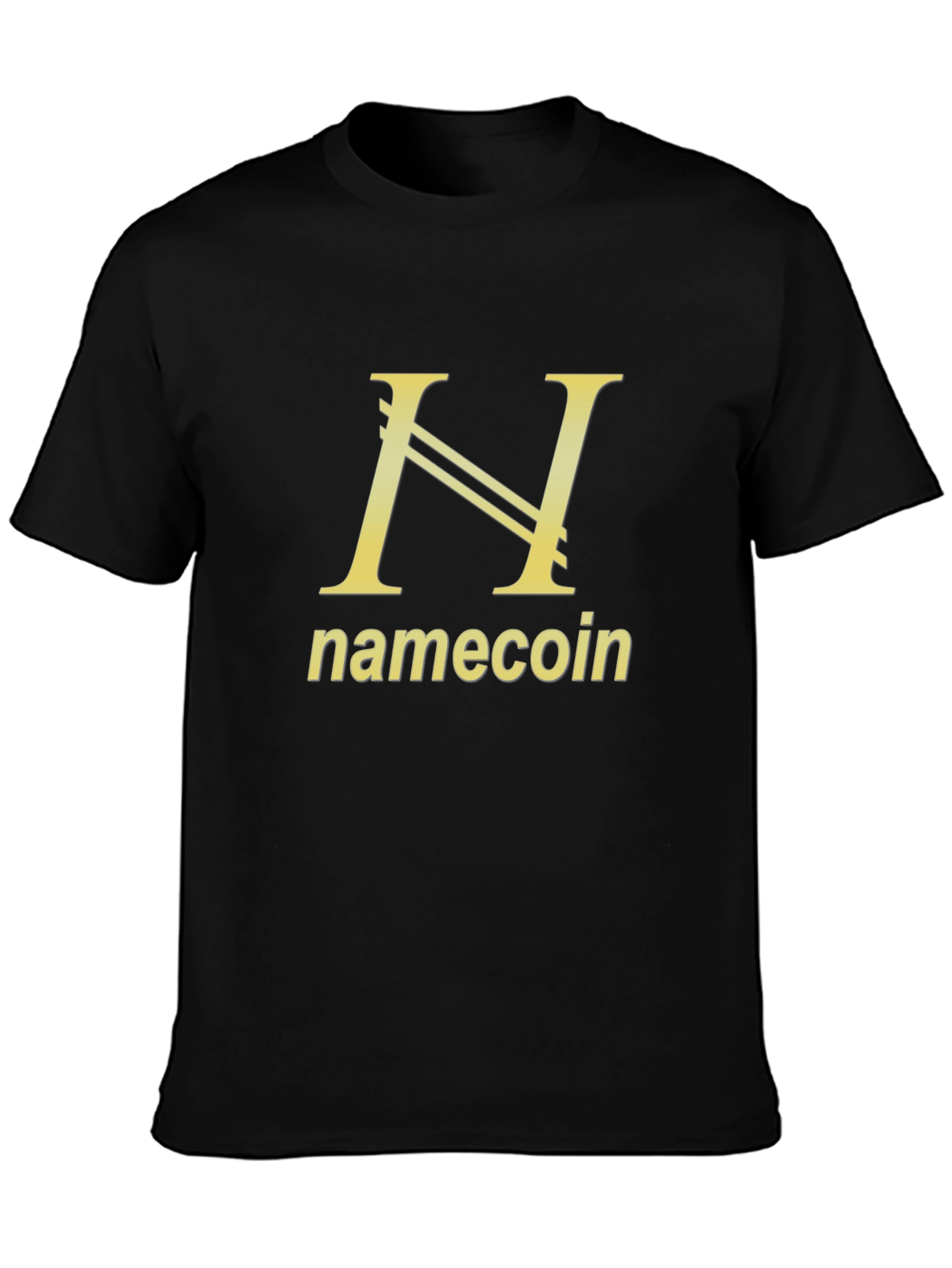 Namecoin Black T-Shirt Crypto Design
