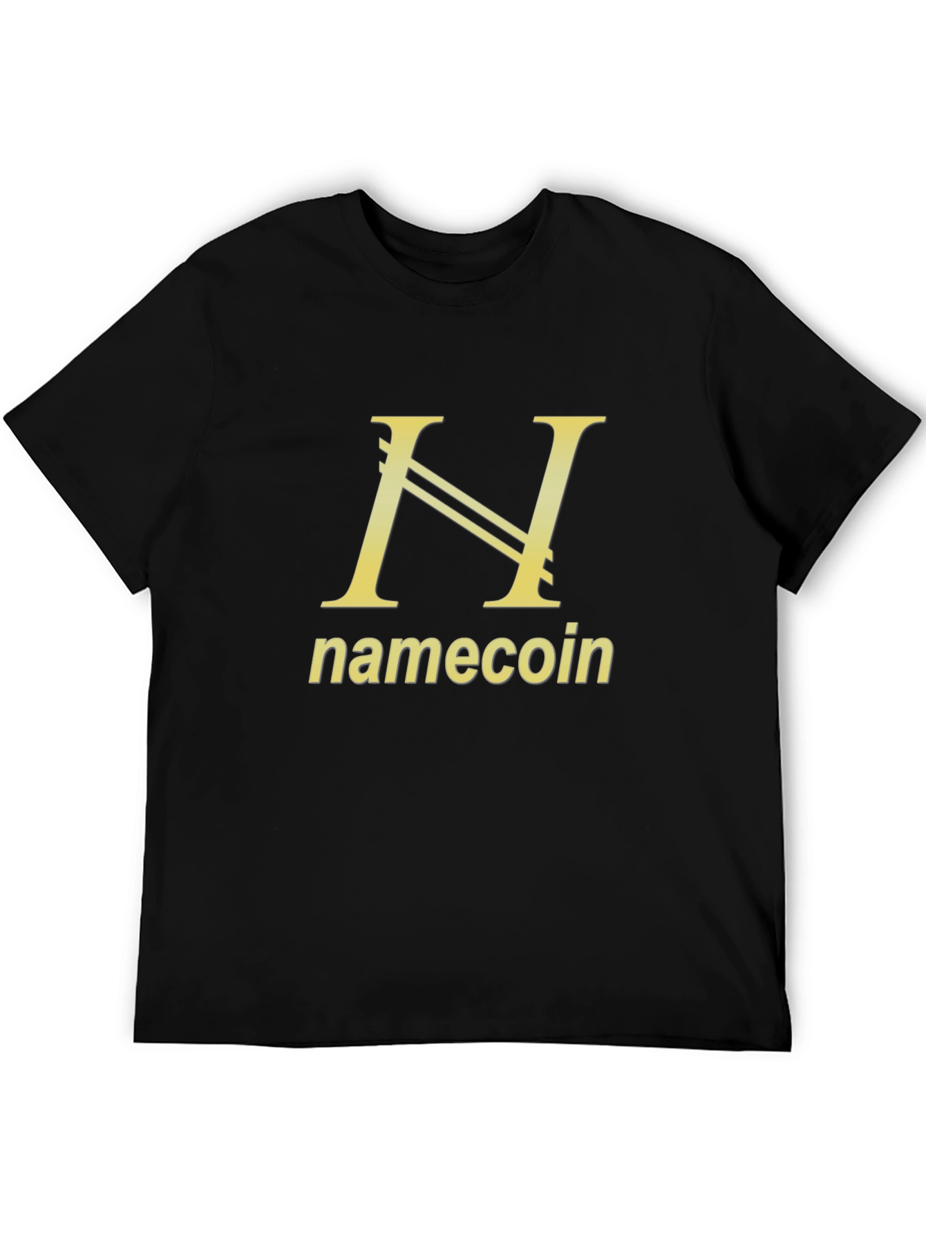 Namecoin Black T-Shirt Crypto Design