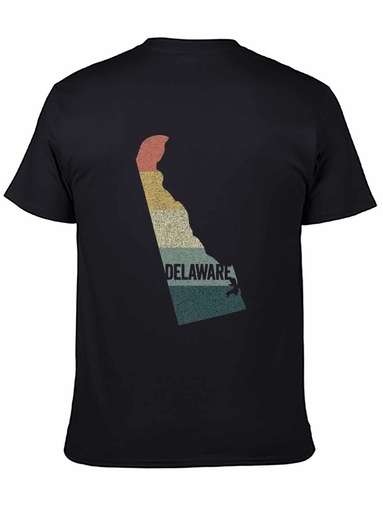 Delaware State Retro Graphic T-Shirt