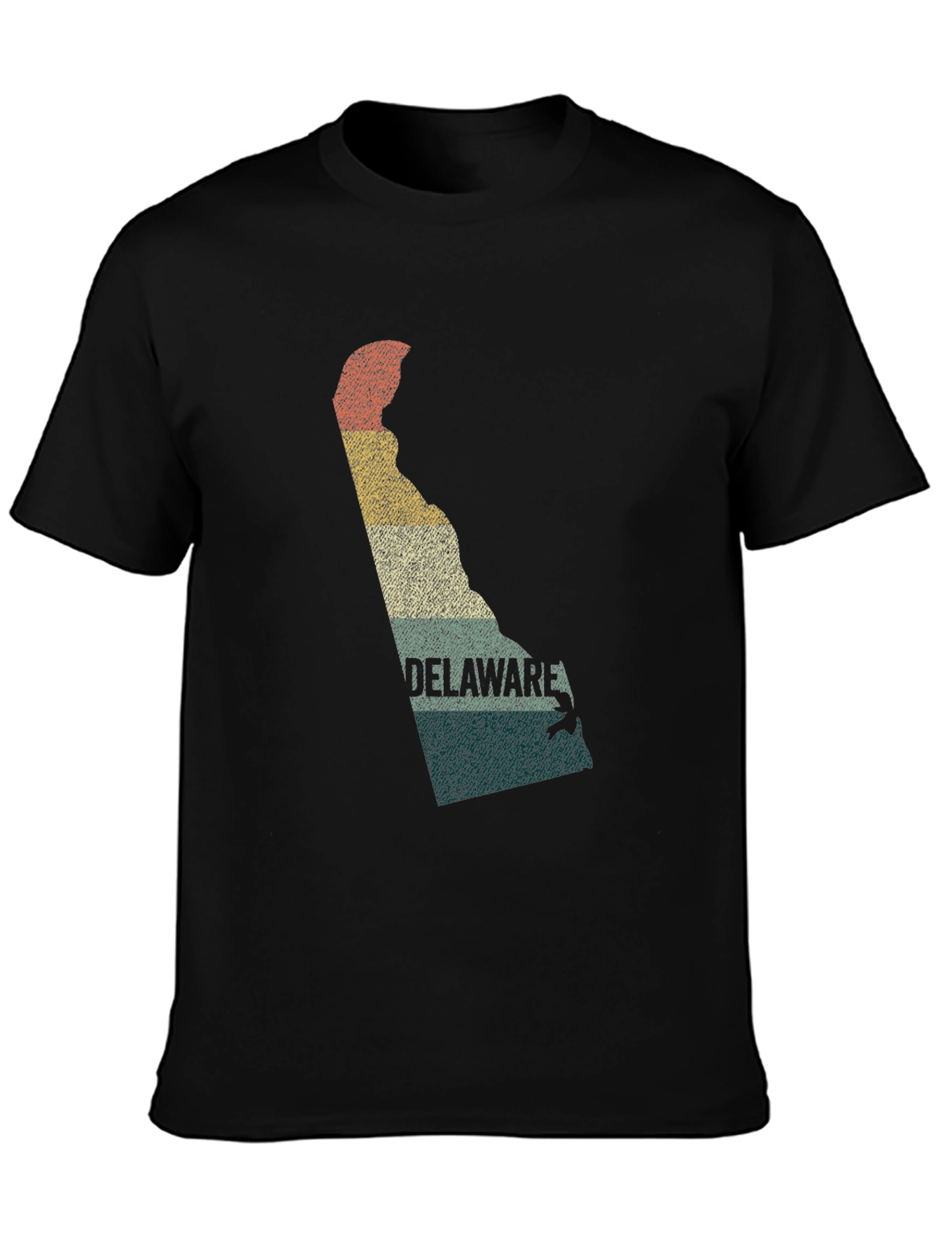 Delaware State Retro Graphic T-Shirt